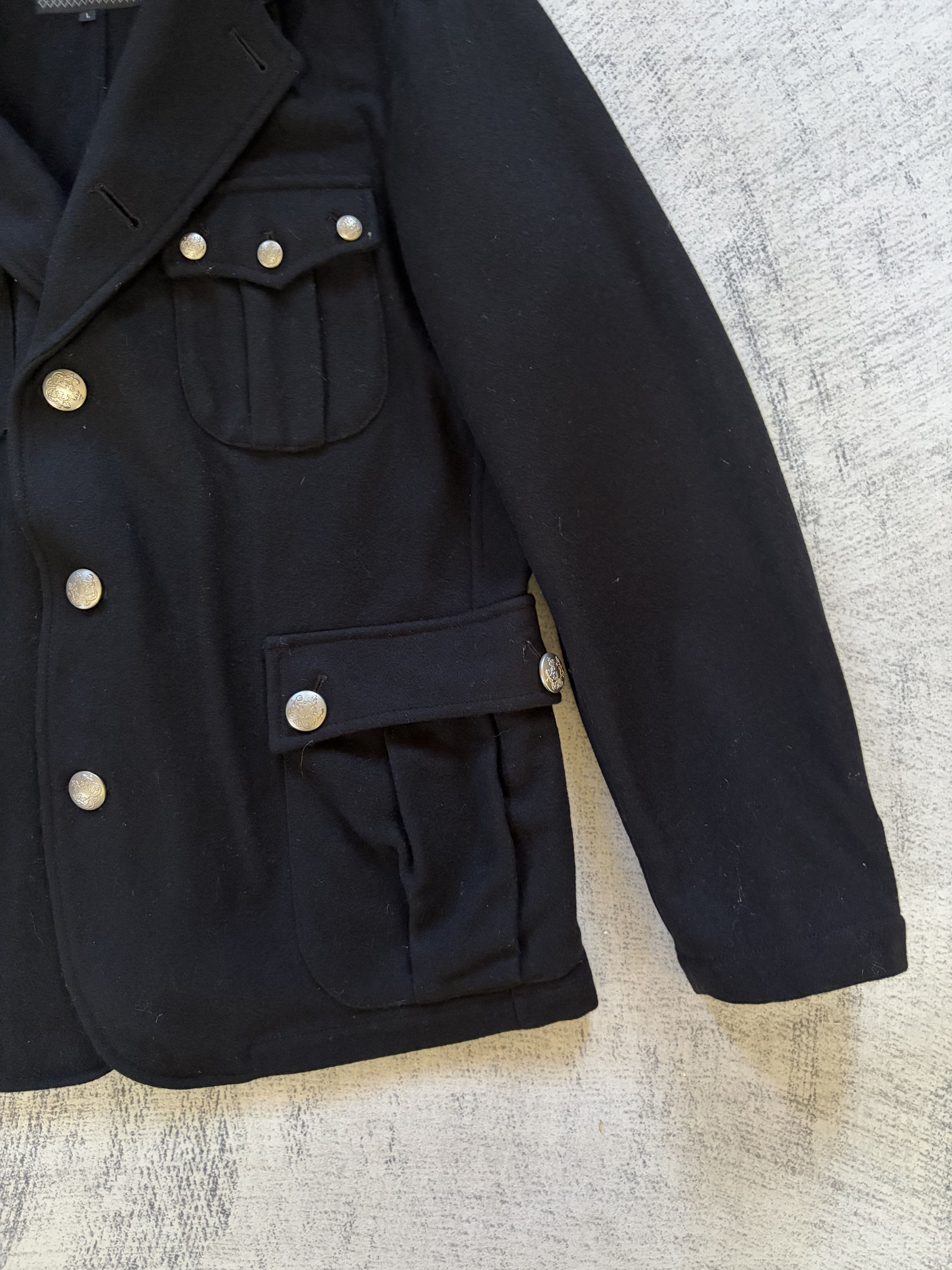 Beams Japan Beams Military Style Wool Blazer Silver Buttons Size US M / EU 48-50 / 2 - 5 Thumbnail