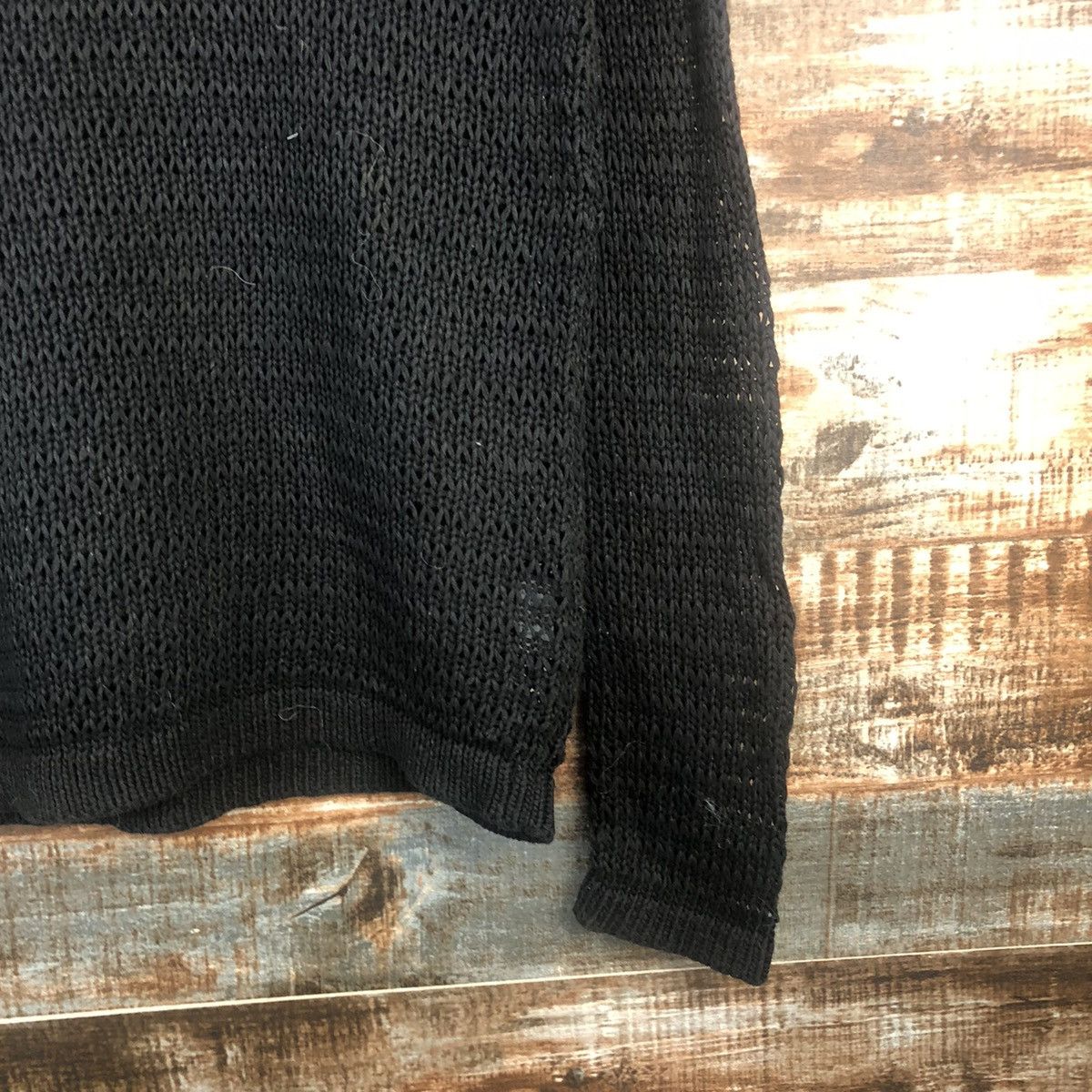 Vintage DL Uniqlo crochet Black Knitwear #C547 Size M / US 6-8 / IT 42-44 - 8 Thumbnail