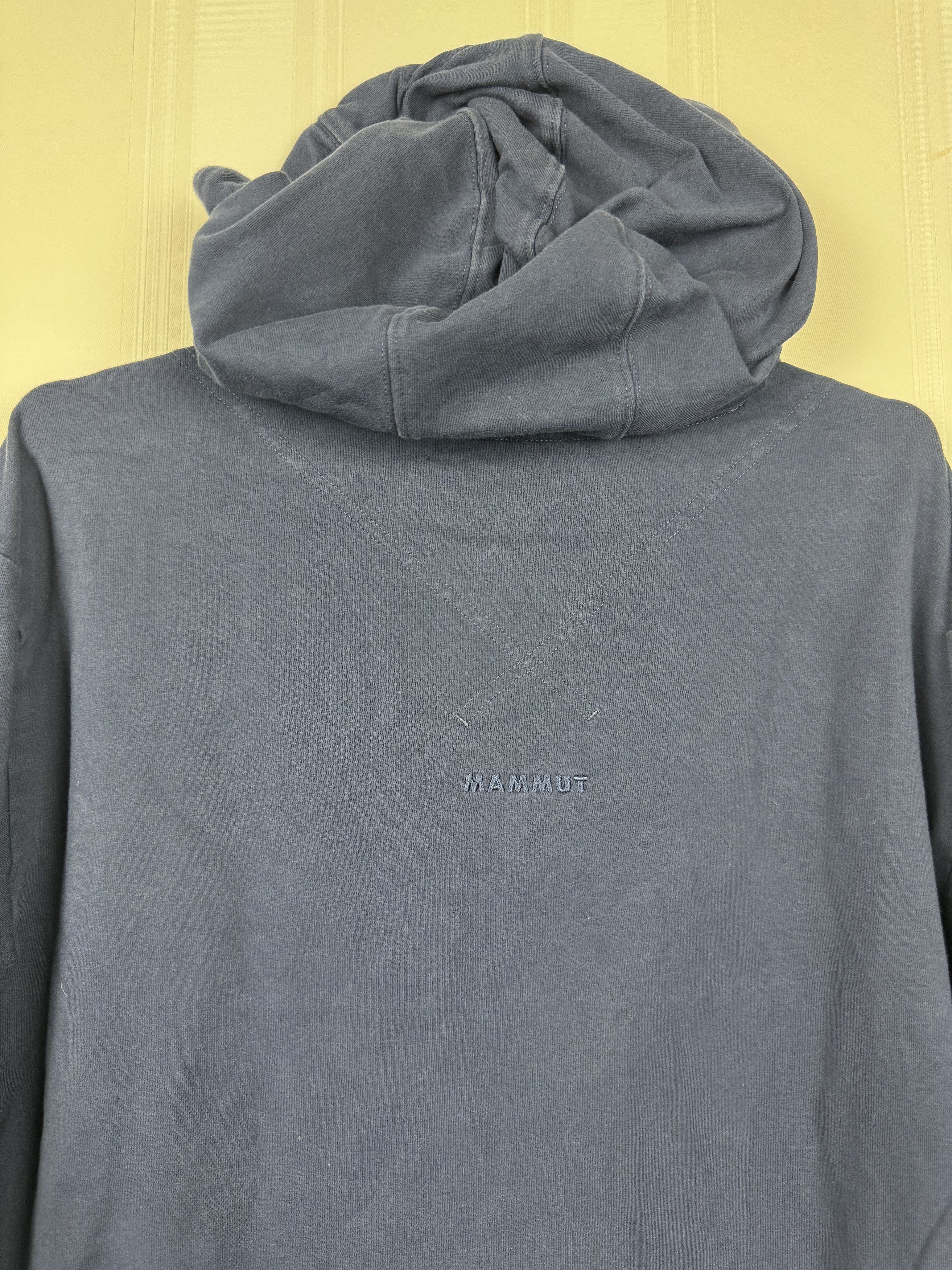 Mammut Mammut Blue Hoodie Size S Big Logo Size US S / EU 44-46 / 1 - 7 Thumbnail