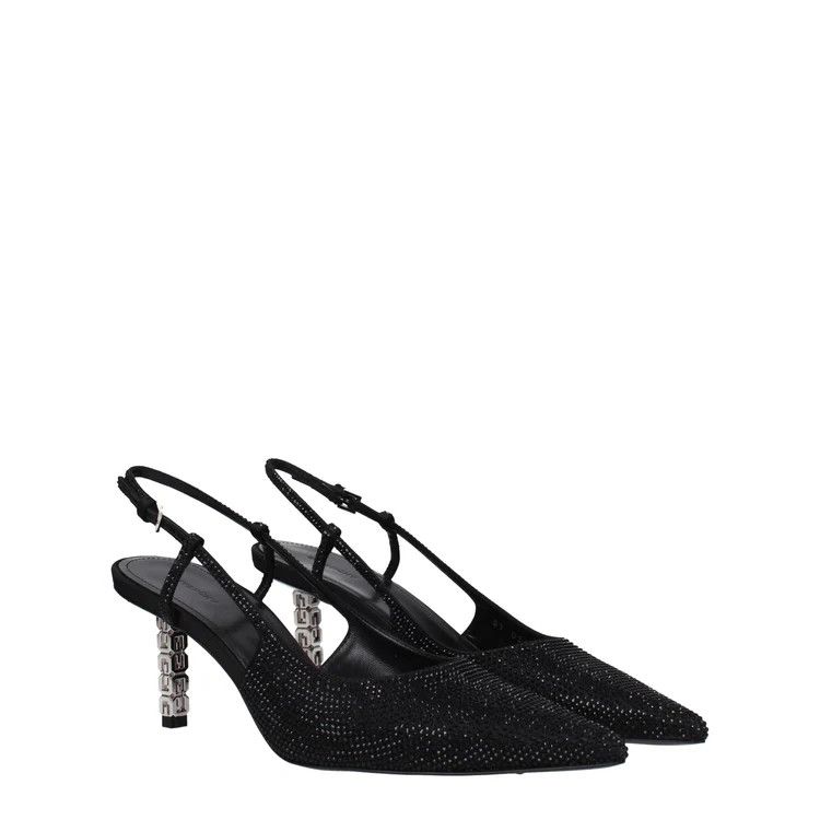 Givenchy ob1o1e1124 Fabric Sandals in Black Size US 10.5 / IT 40.5 - 2 Thumbnail