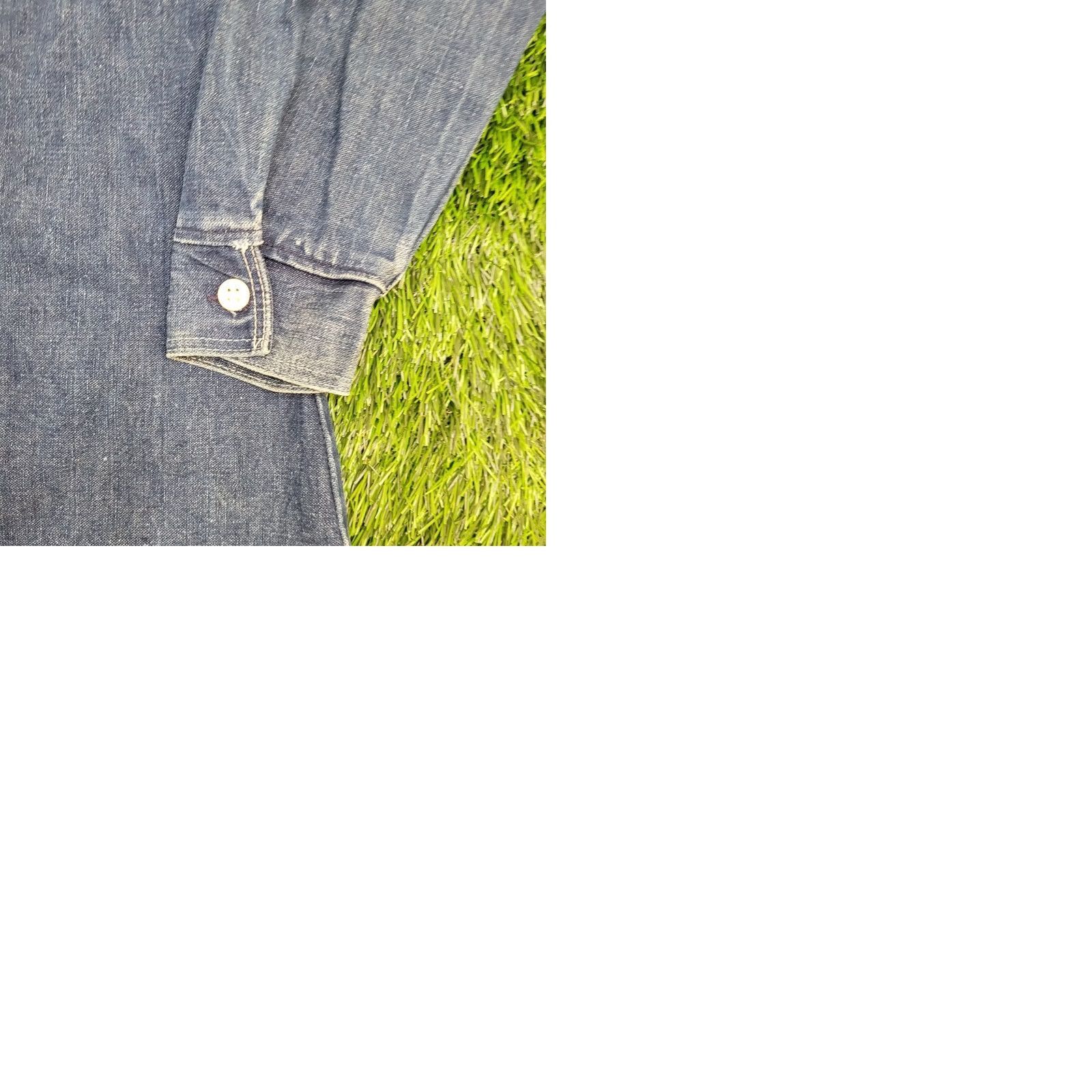 Wrangler VINTAGE Wrangler Jacket XS 80s Dark-Wash Denim Long Sleeve Men Size US XS / EU 42 / 0 - 9 Thumbnail