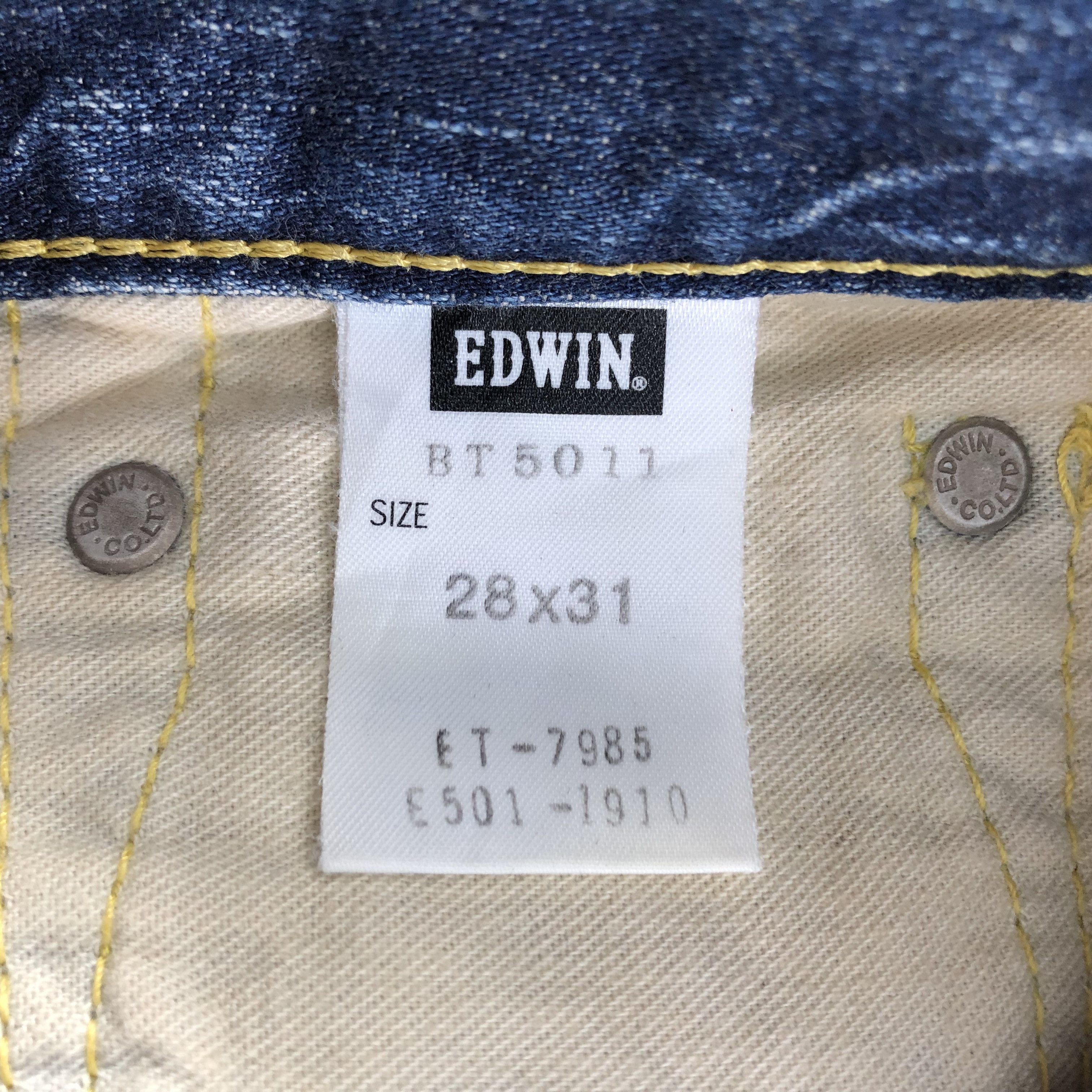 Edwin Edwin Blue Trip Jeans Rusty Wash Denim KJ1483 Size US 28 / EU 44 - 9 Thumbnail