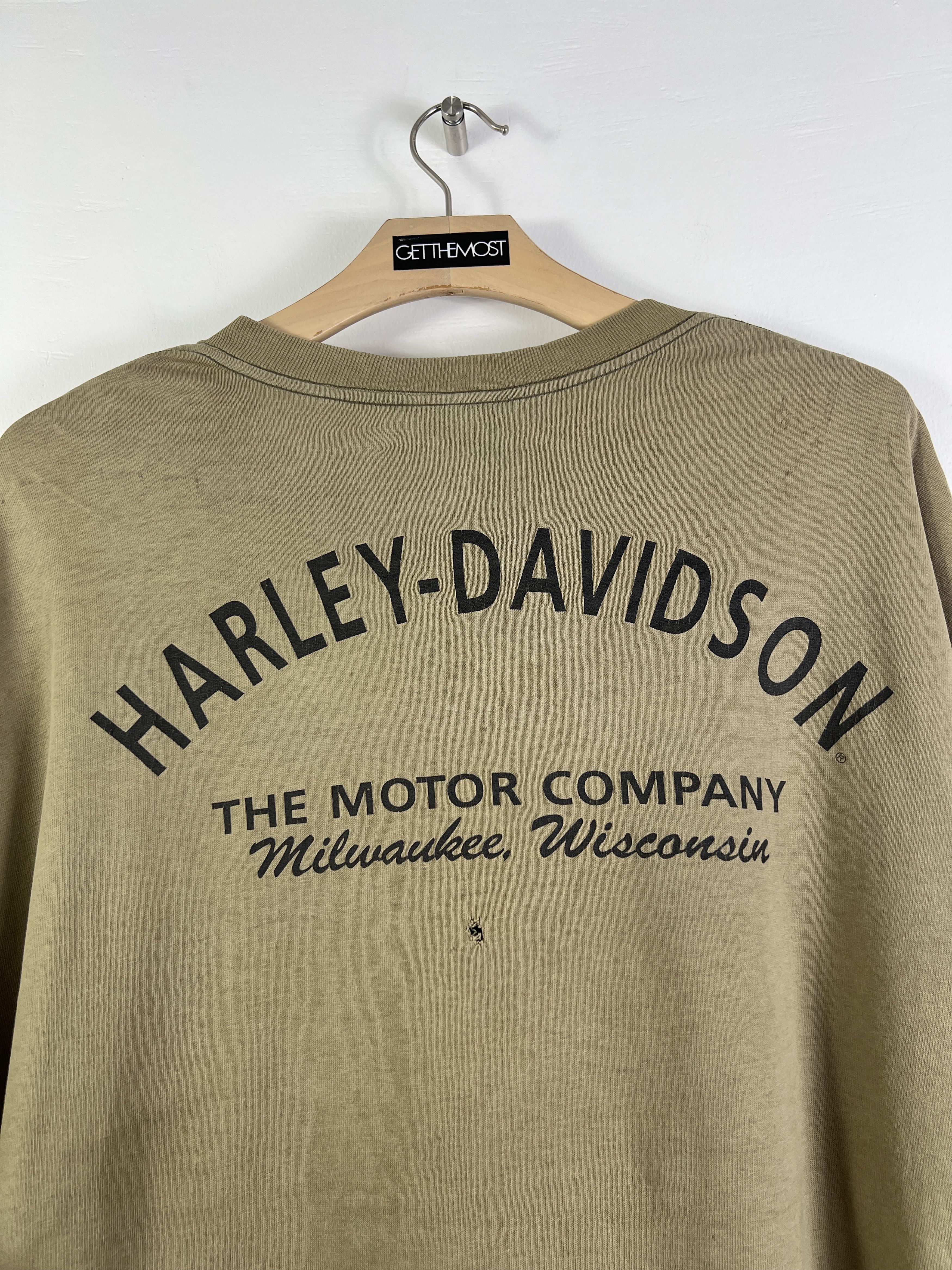Harley Davidson No.5194 Vintage Harley-Davidson Graphic Tee Size US XXL / EU 58 / 5 - 11 Thumbnail