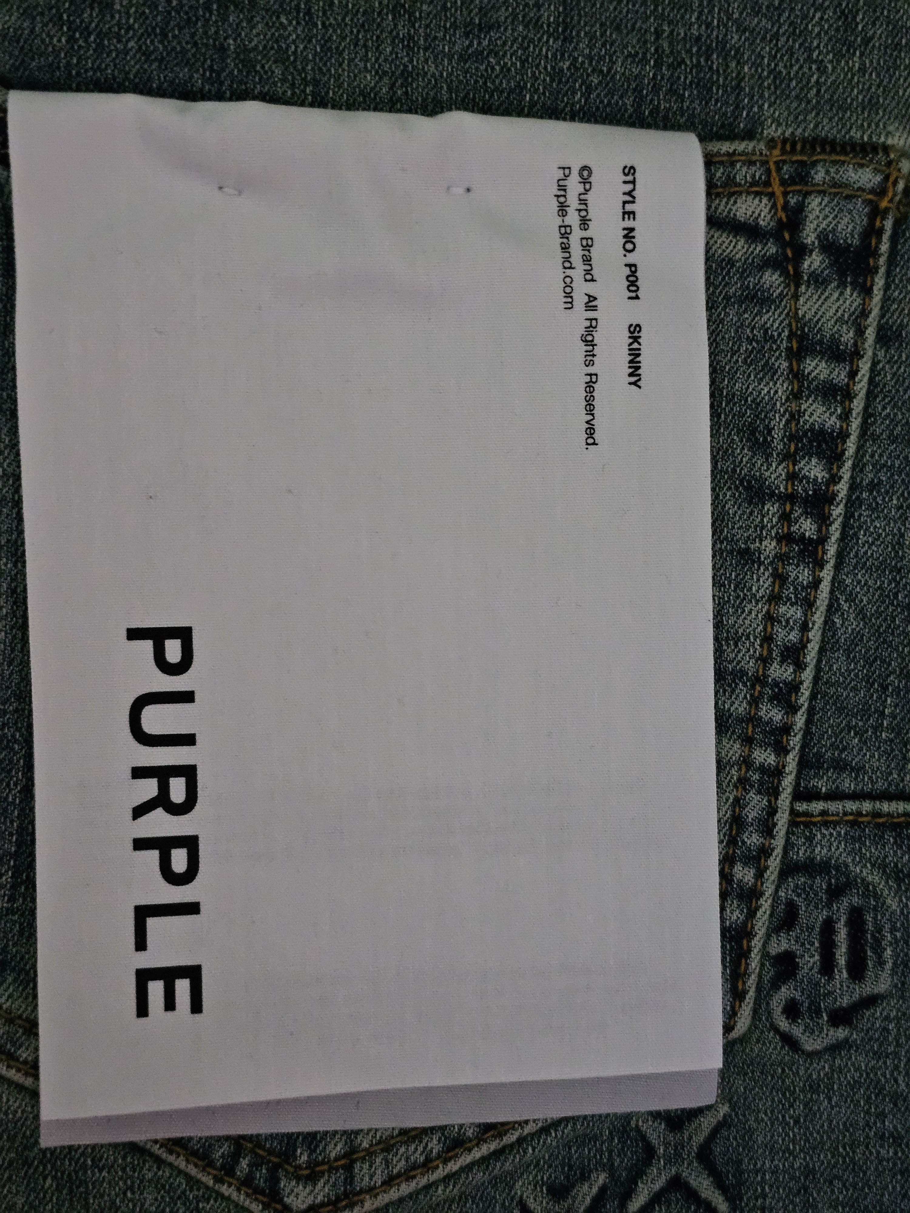 Purple Brand Purple special edition monogram jeans Size US 36 / EU 52 - 11 Thumbnail
