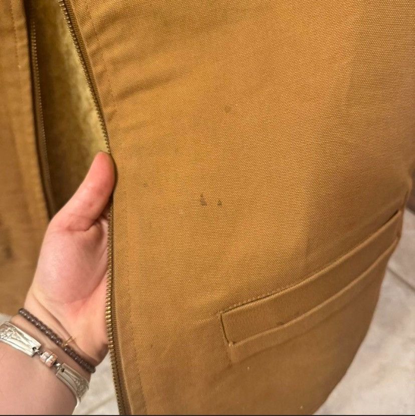 Carhartt Carhartt brown sherpa lined vest Size US XL / EU 56 / 4 - 3 Thumbnail
