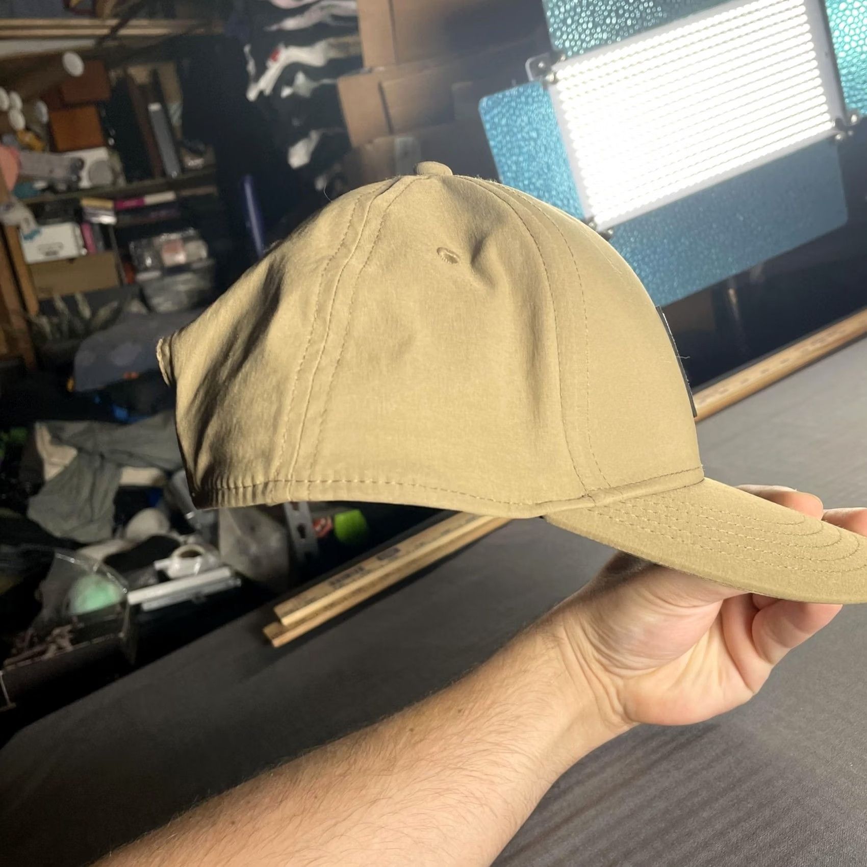 Logo 7 Kuhl Hat Cap Snap Back Beige Nylon Stretch Outdoor Mens One Size Logo Patch Size ONE SIZE - 5 Thumbnail