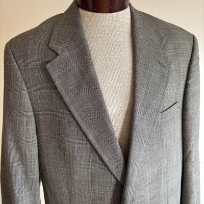 Chaps VTG Chaps Ralph Lauren Made in Canada Plaid Men's Blazer Size 42R - 2 Thumbnail