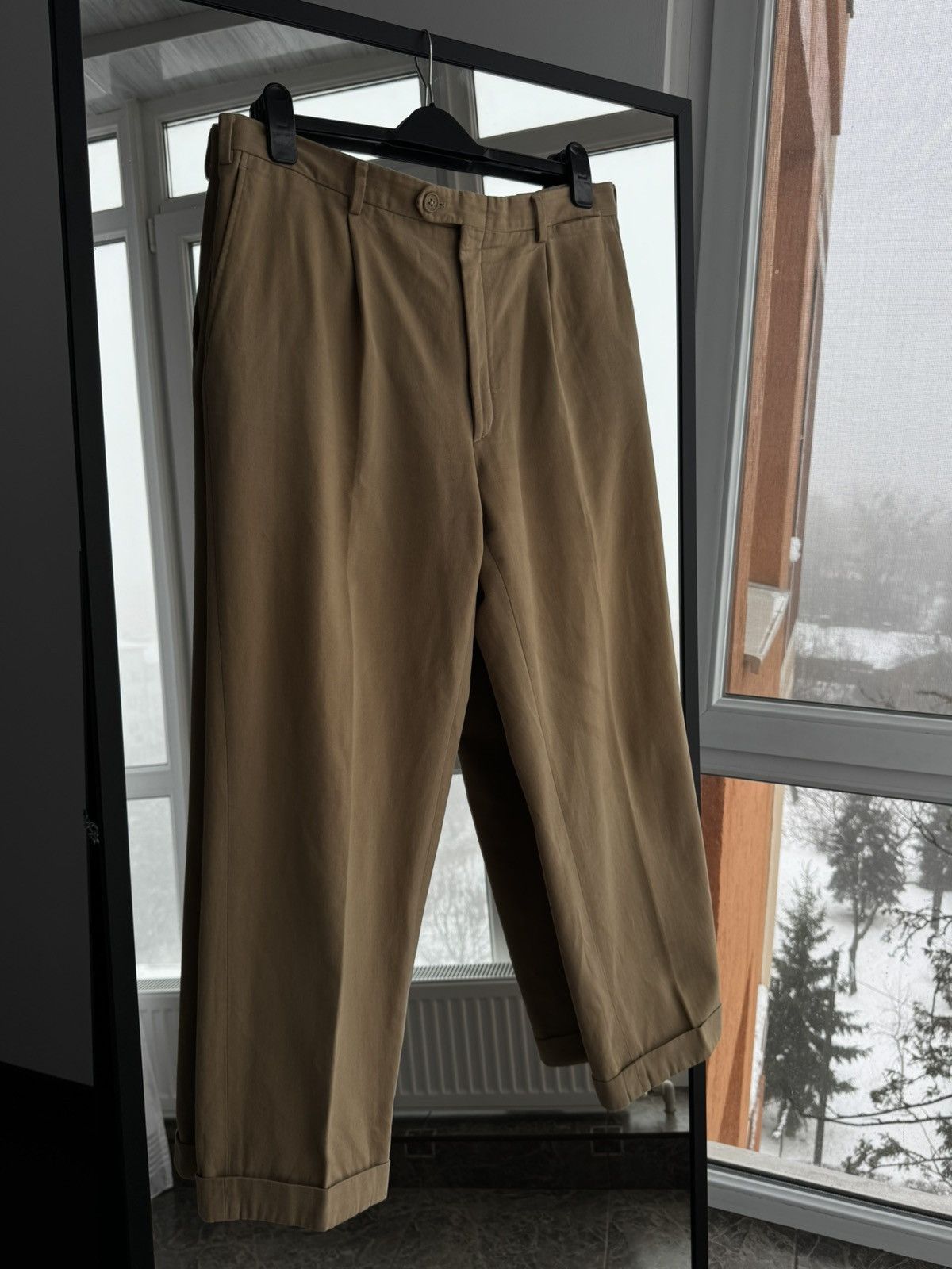 Brioni Vintage Brioni Beige Straight Mens Pants Sz L Size US 36 / EU 52 - 4 Thumbnail