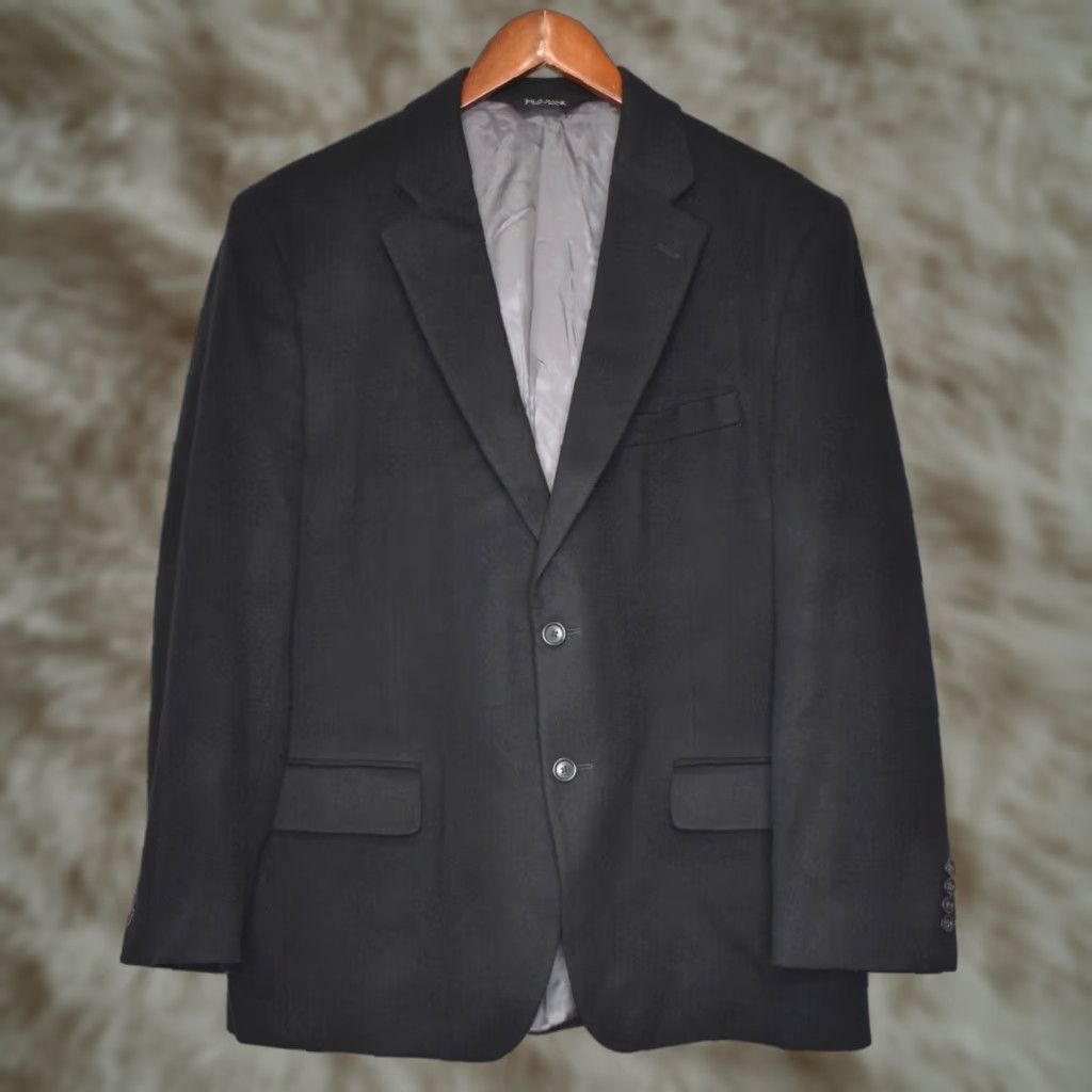 Jos. A. Bank Jos A Bank Jacket Men 42R Black Cashmere Wool 2 Button Sport Coat Chest 46 Size US XS / EU 42 / 0 - 1 Thumbnail