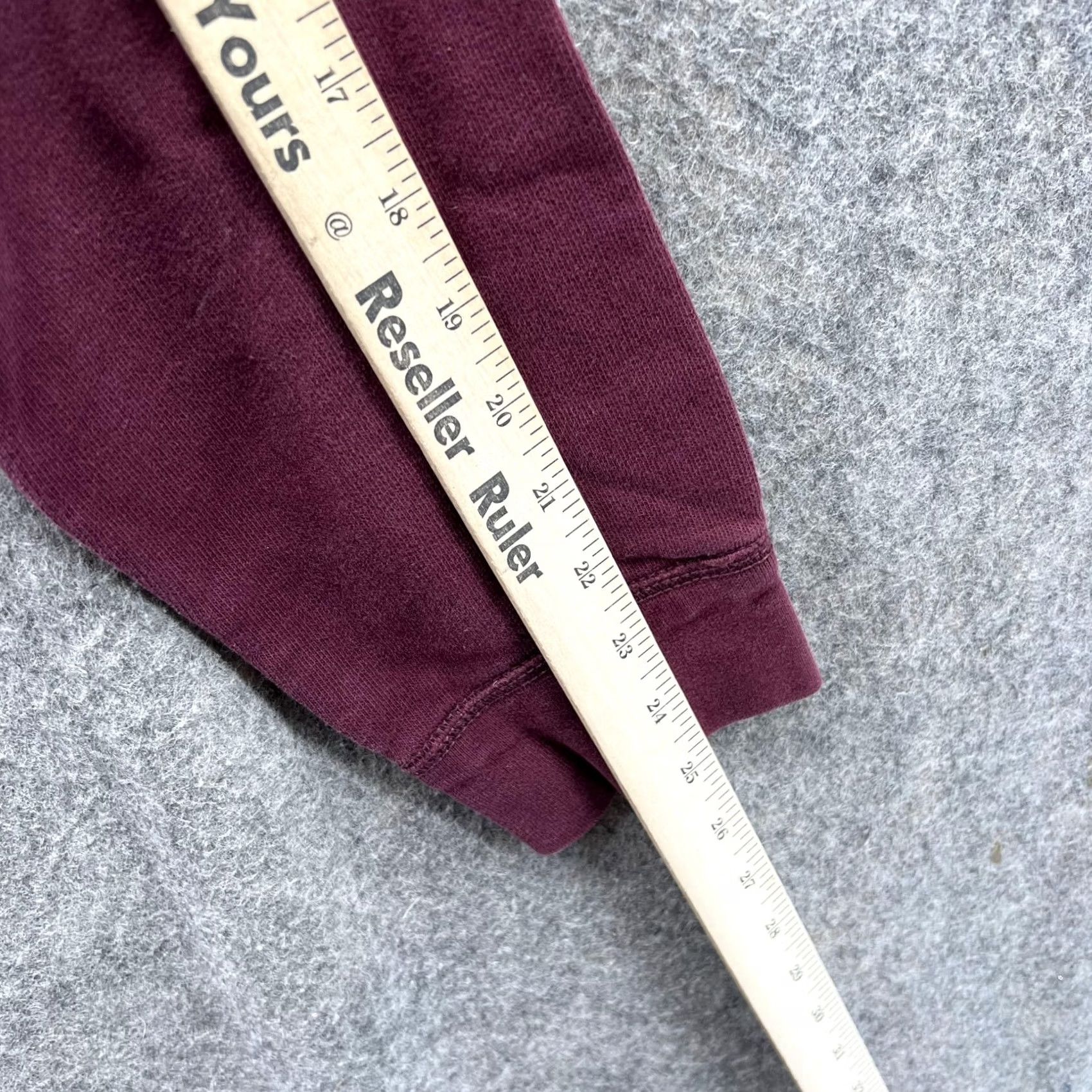 American Eagle Outfitters American Eagle Sweater Hoodie Pullover Fleece Knit Mens Medium Burgundy Red Cotton Sweatshirt Jacket Size US M / EU 48-50 / 2 - 6 Thumbnail