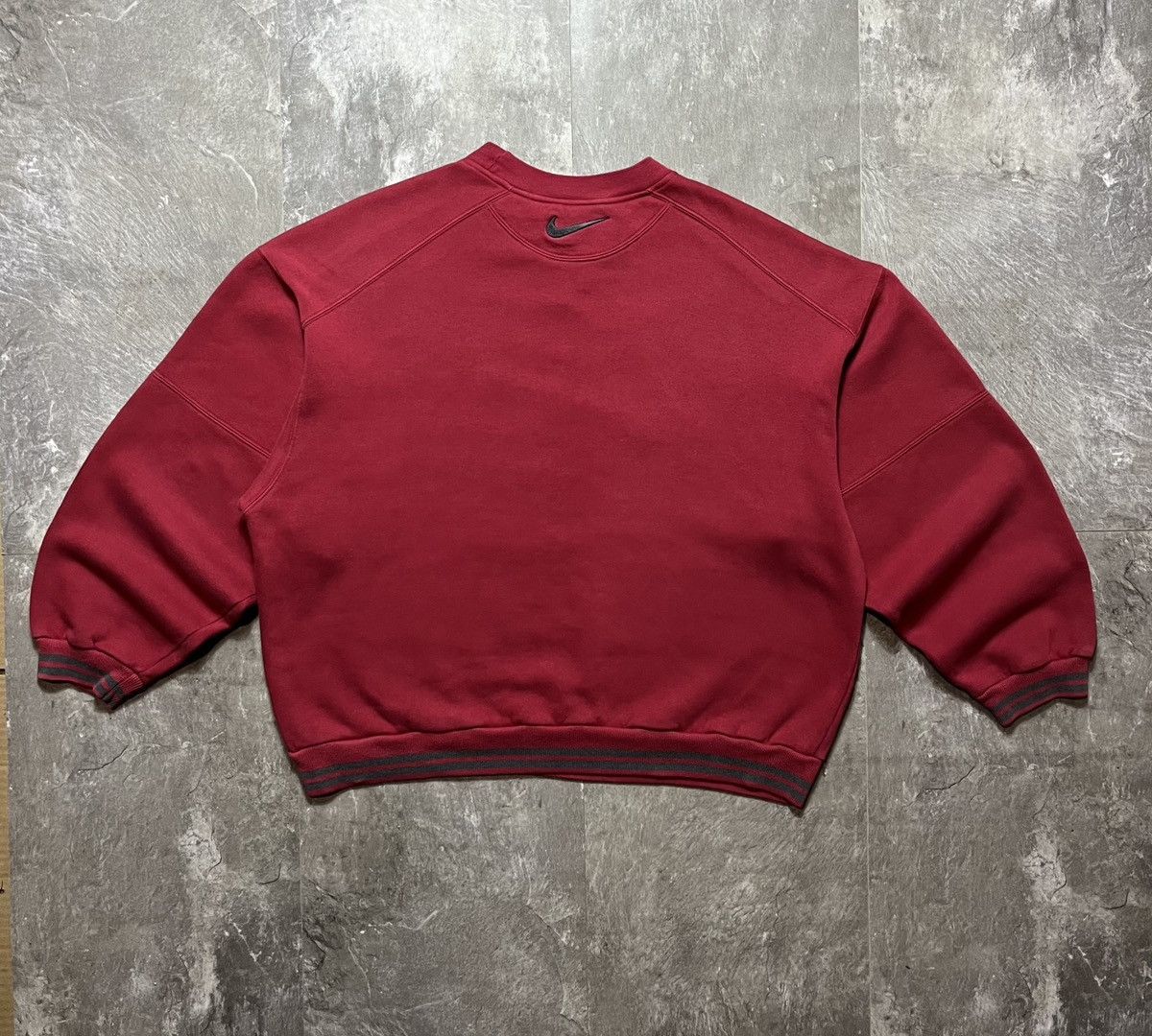 Nike Vintage Nike Sweatshirt Big Logo Swoosh Crewneck 90s Red Y2K Size US S / EU 44-46 / 1 - 5 Thumbnail