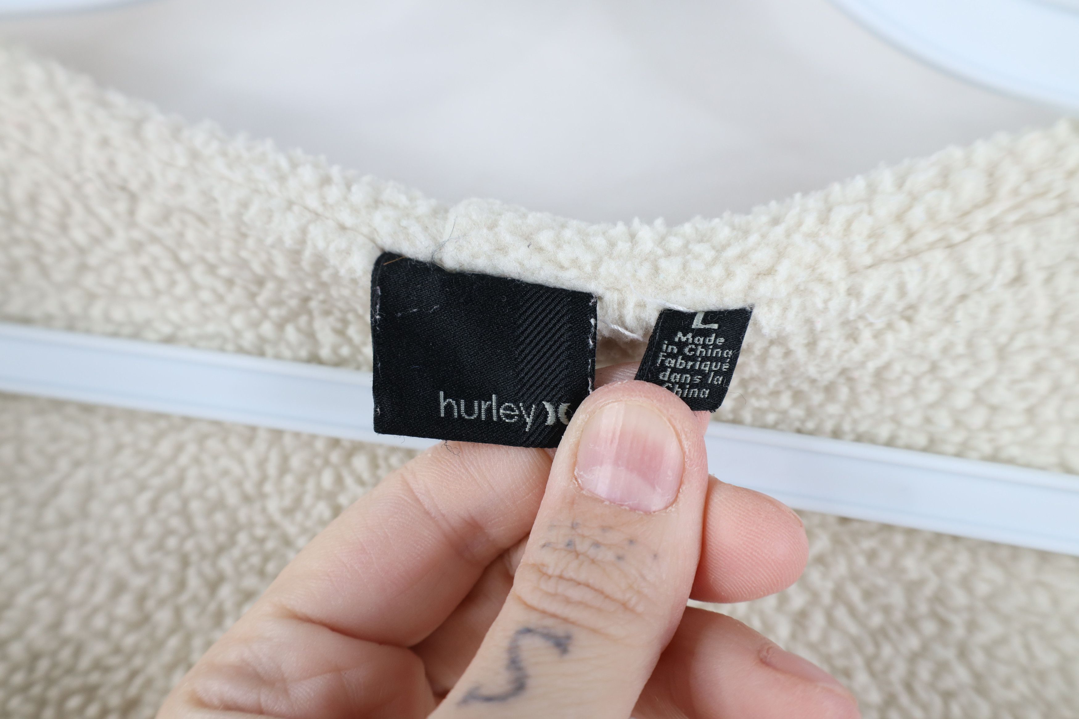 Hurley Vintage Y2K Hurley Surfing Fleece Lined Heavyweight Hoodie Size L / US 10 / IT 46 - 11 Thumbnail