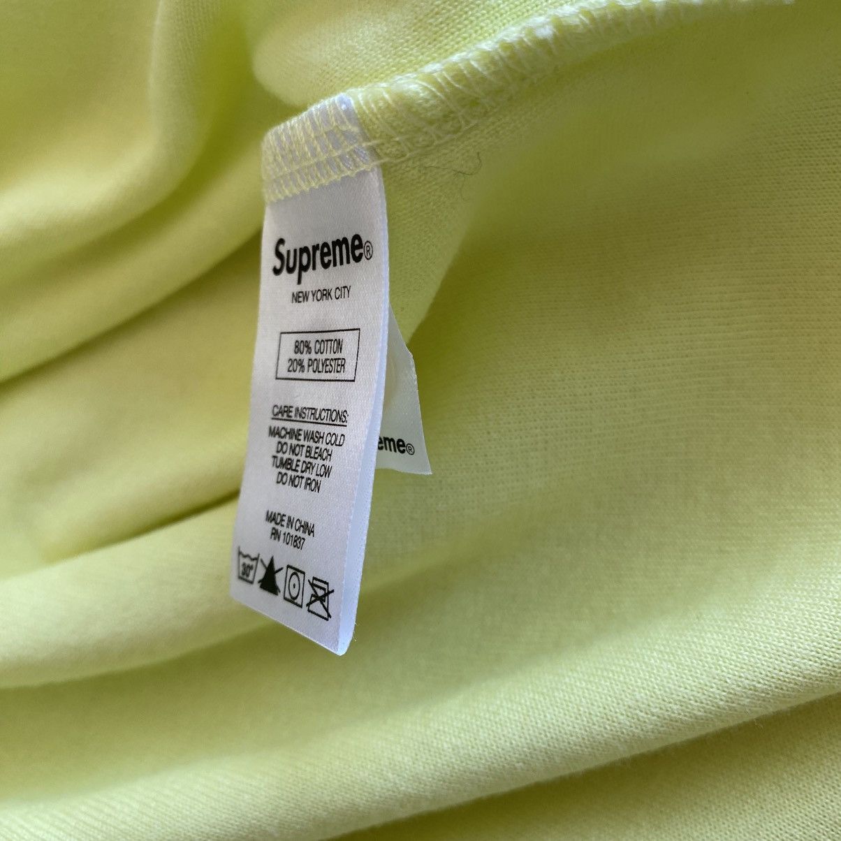 Supreme Supreme Shirt Terry Cloth Henley Top Lime 2020 Size US M / EU 48-50 / 2 - 4 Thumbnail