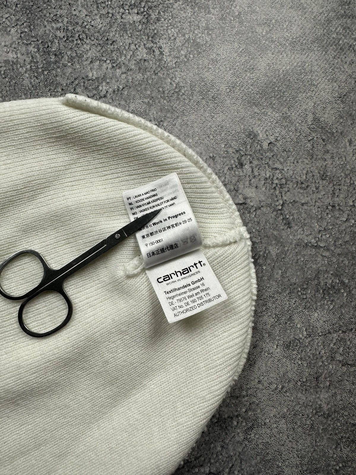 Carhartt Wip Carhartt Chase Beanie Hat Vintage Y2K Embroidered Logo Cap Size ONE SIZE - 6 Thumbnail