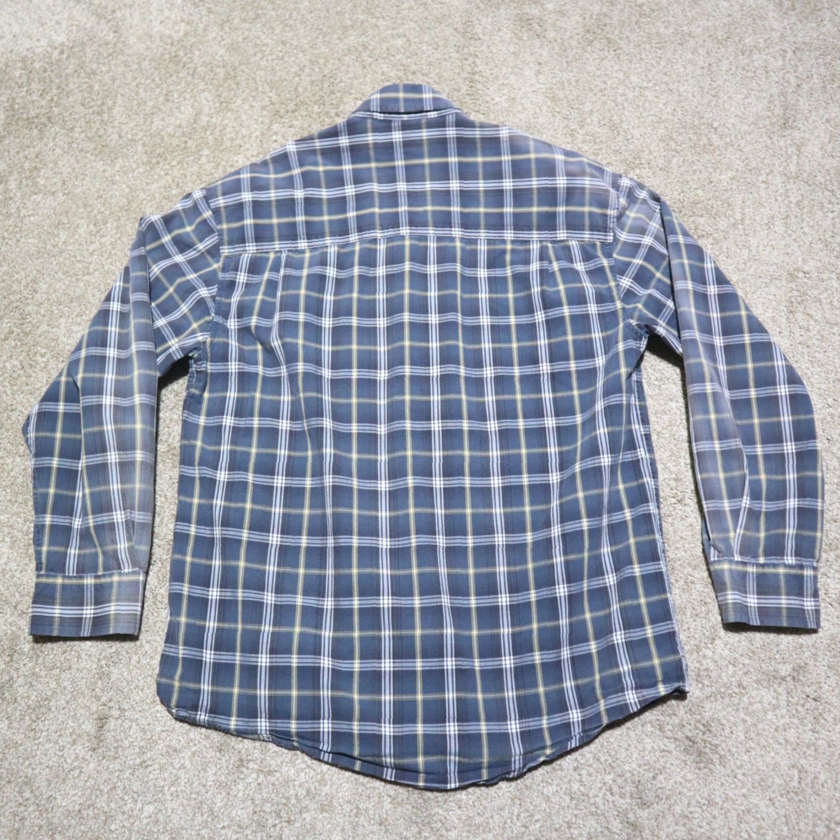 Vintage Nike Shirt Arizona Jean Co Blue Plaid Shirt Button Up Long Sleeve Adult Men Size S Small Size US S / EU 44-46 / 1 - 8 Thumbnail