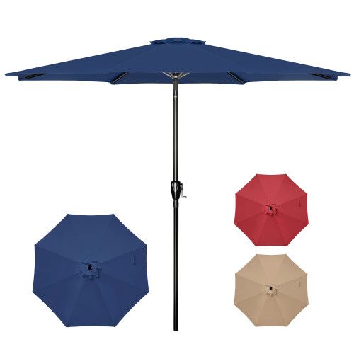 Designer × Homemade 10' Patio Umbrella Outdoor Table Market Yard Umbrella with P Size US L / EU 52-54 / 3 - 1 Thumbnail