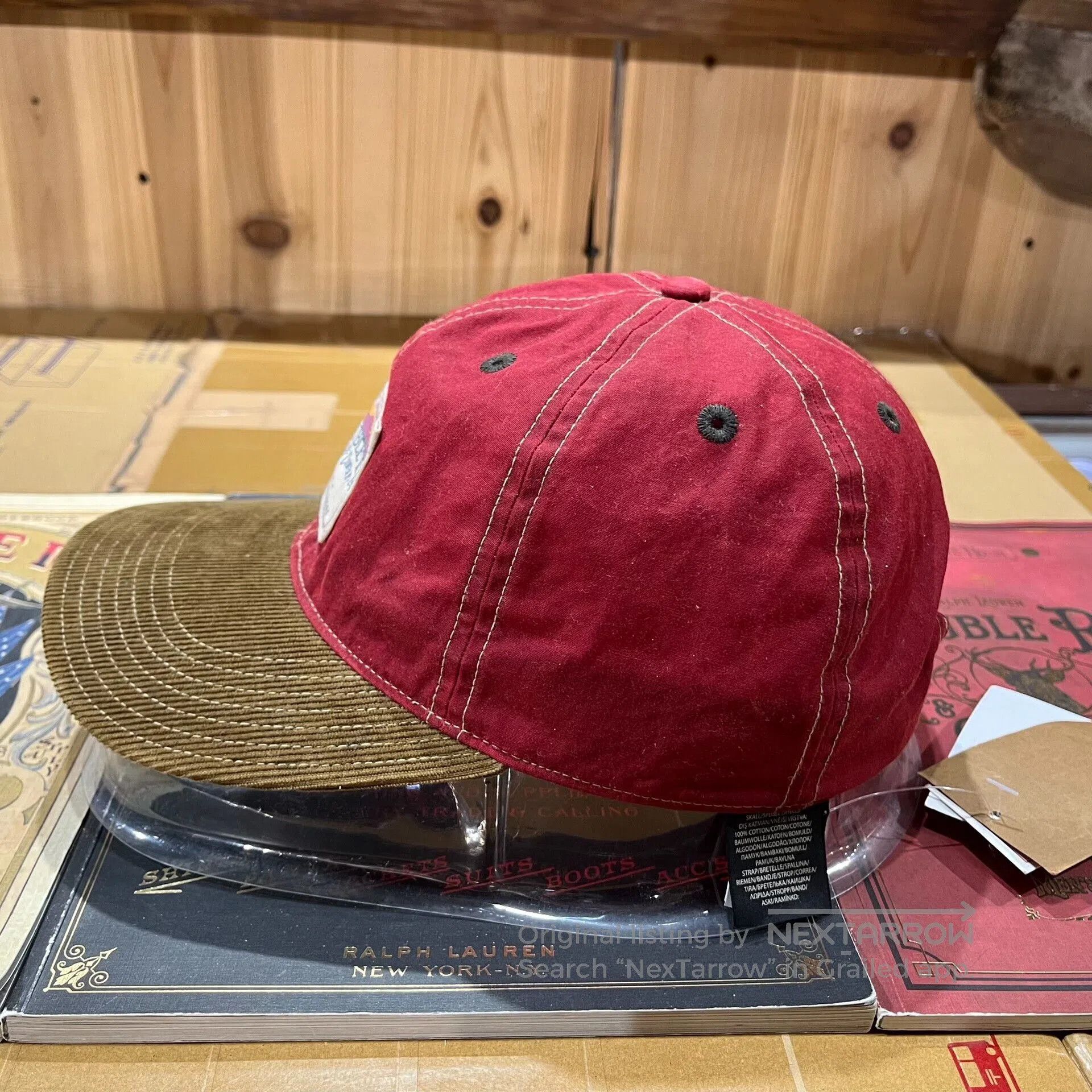 RRL Ralph Lauren double rl corduroy baseball cap. Size ONE SIZE - 3 Thumbnail