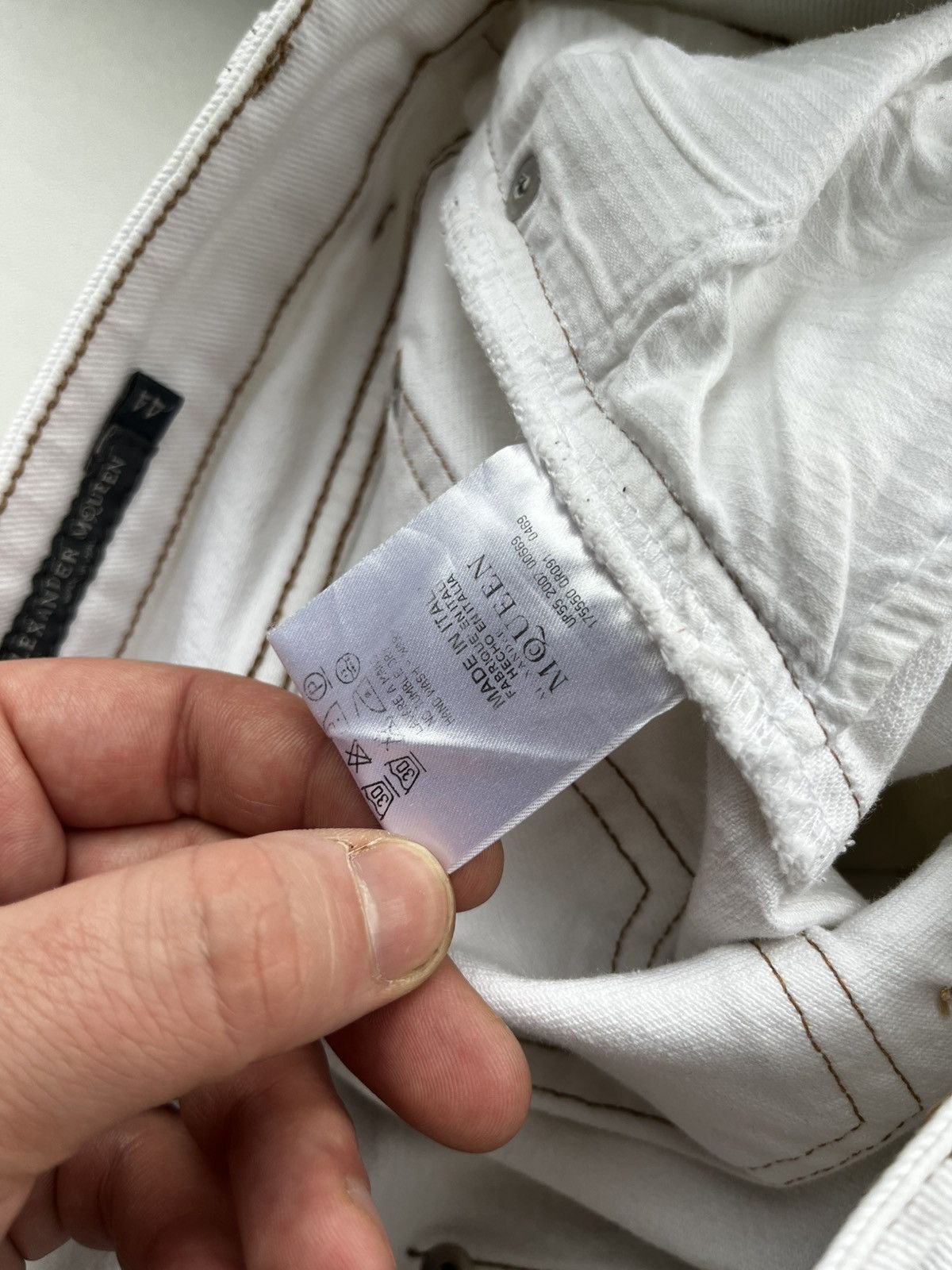 Alexander McQueen ALEXANDER MQUEEN big logo pants size 44 Size 30" / US 8 / IT 44 - 17 Thumbnail