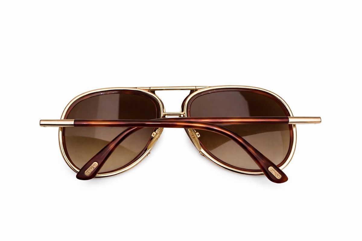 Tom Ford Tom Ford Pablo TF132 Aviator Sunglasses – Made in Italy Size ONE SIZE - 4 Thumbnail