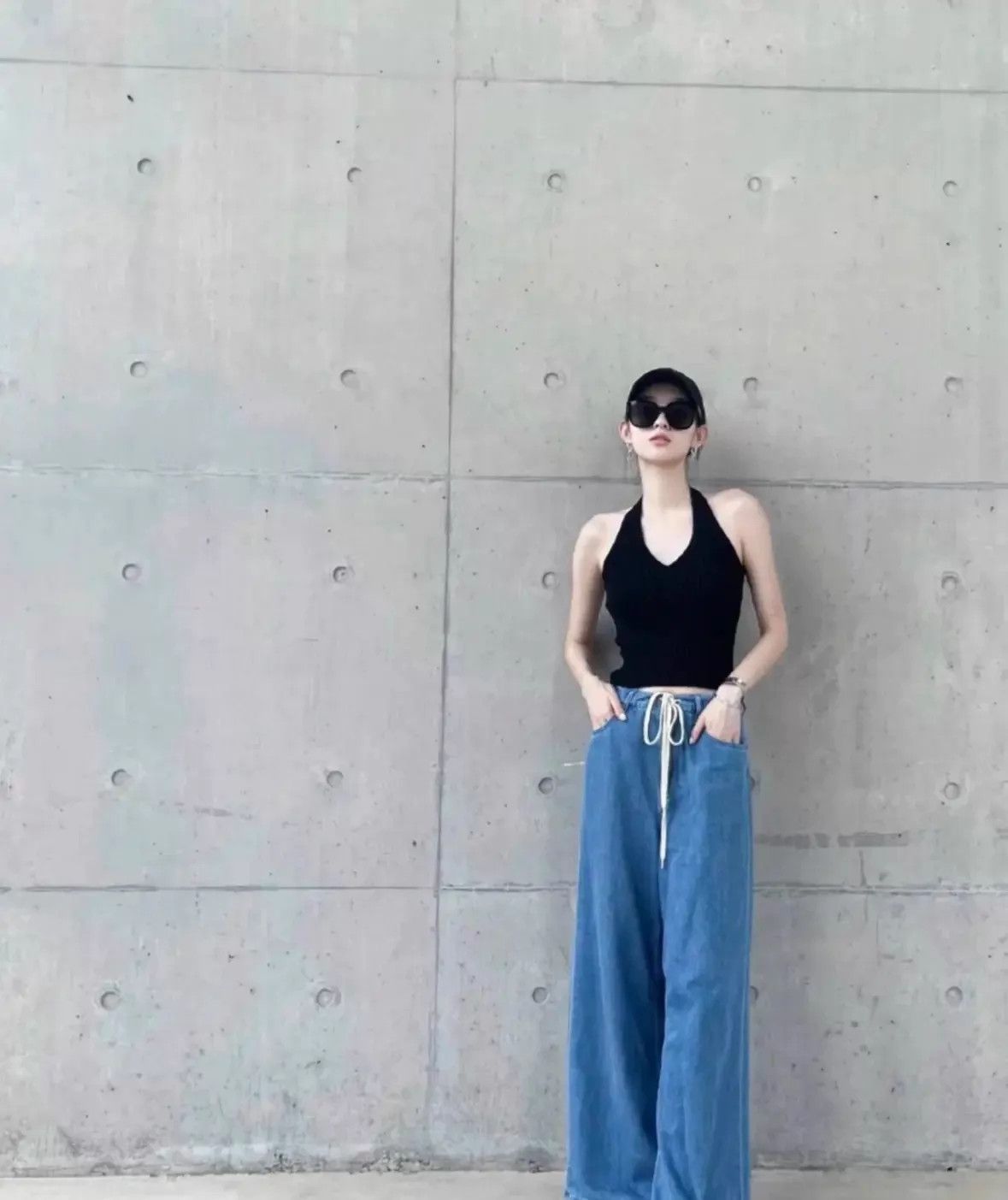 Maison Margiela Maison Margiela MM6 Blue Drawstring Jeans IT40 Size 27" / US 4 / IT 40 - 5 Thumbnail