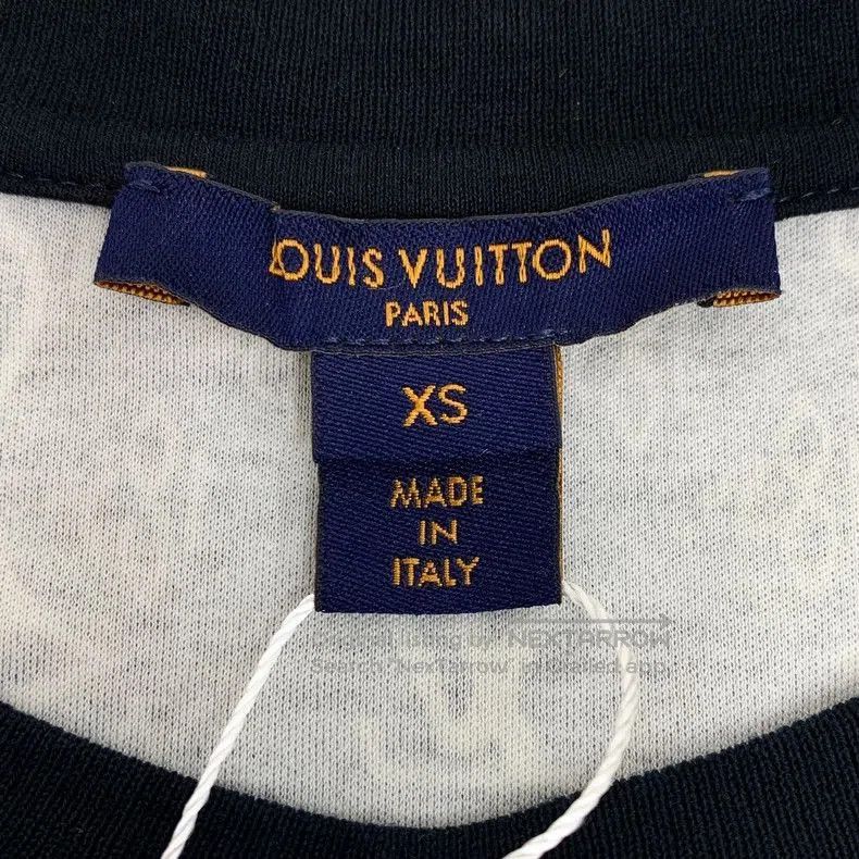 Louis Vuitton Louis Vuitton Blue Logo Monogram Cotton T. Size US XS / EU 42 / 0 - 5 Thumbnail