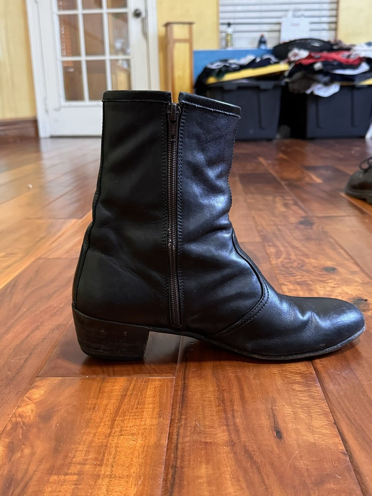Vintage Western Side Zip Boot Size US 7 / EU 40 - 2 Thumbnail