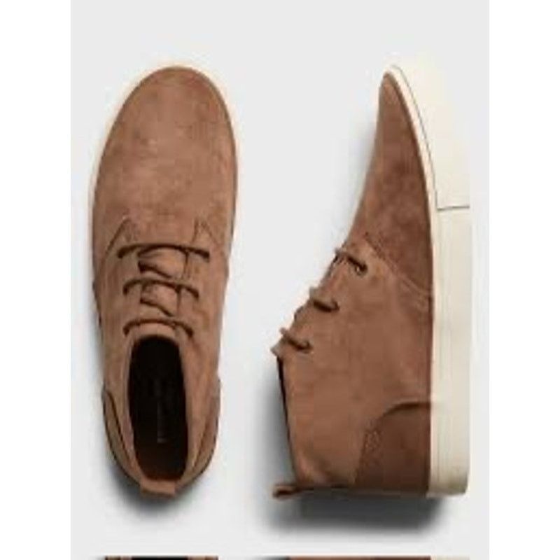 Banana Republic Banana Rebublic Men 12 Brwn Suede Chukka Sneaker S/595308-00 Size US 12 / EU 45 - 2 Thumbnail