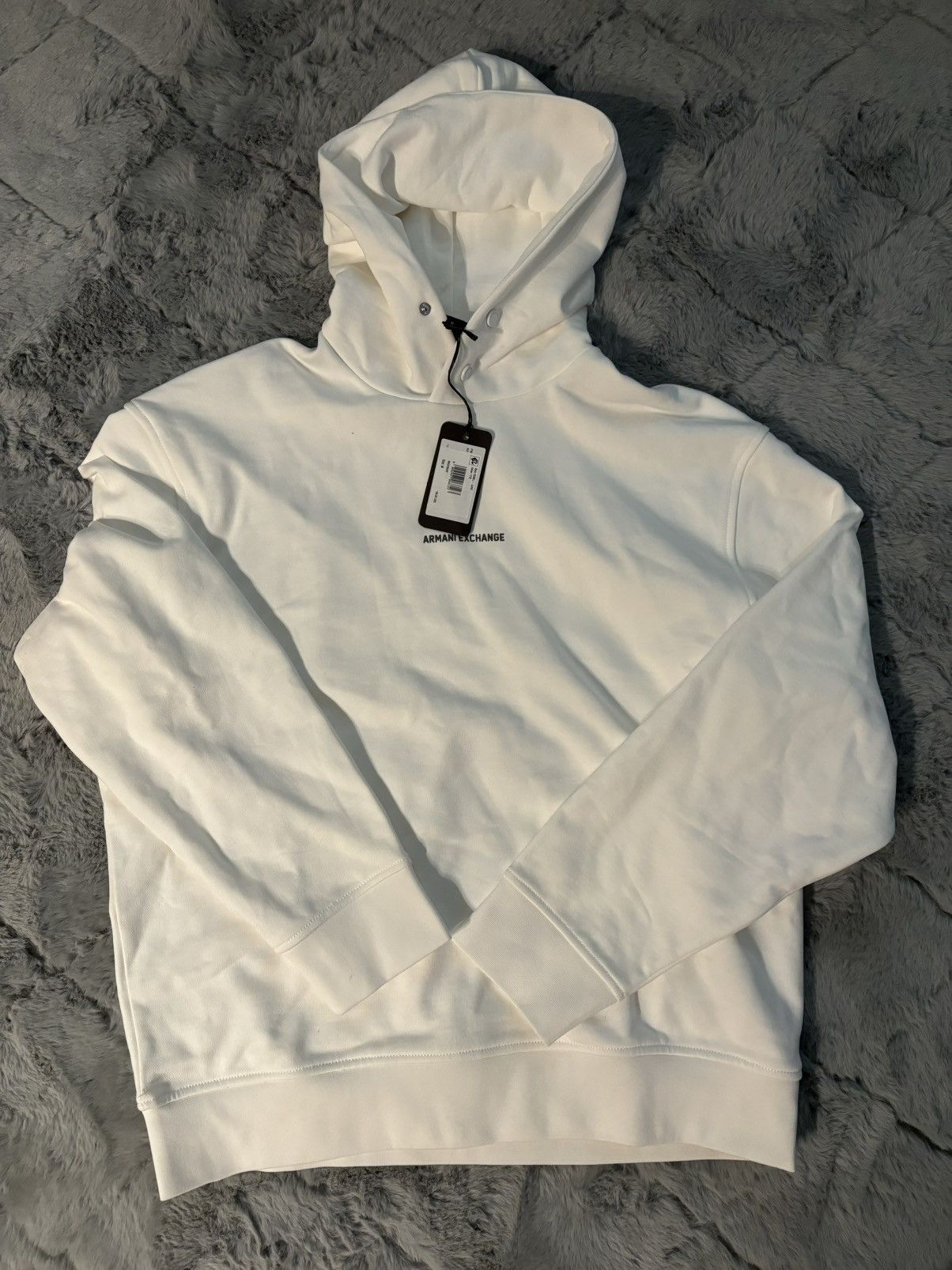 Armani Exchange White Amari exchange hoodie Size US M / EU 48-50 / 2 - 2 Thumbnail