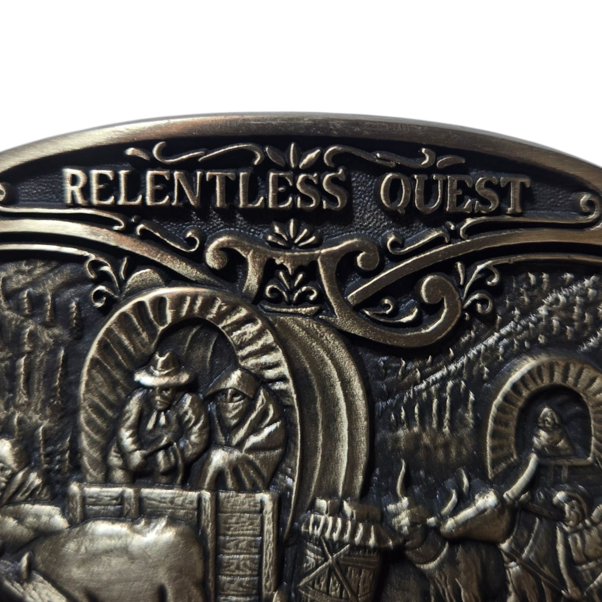 Other Relentless Quest Belt Buckle Tim Thompson Art Western Wear C Size ONE SIZE - 7 Thumbnail