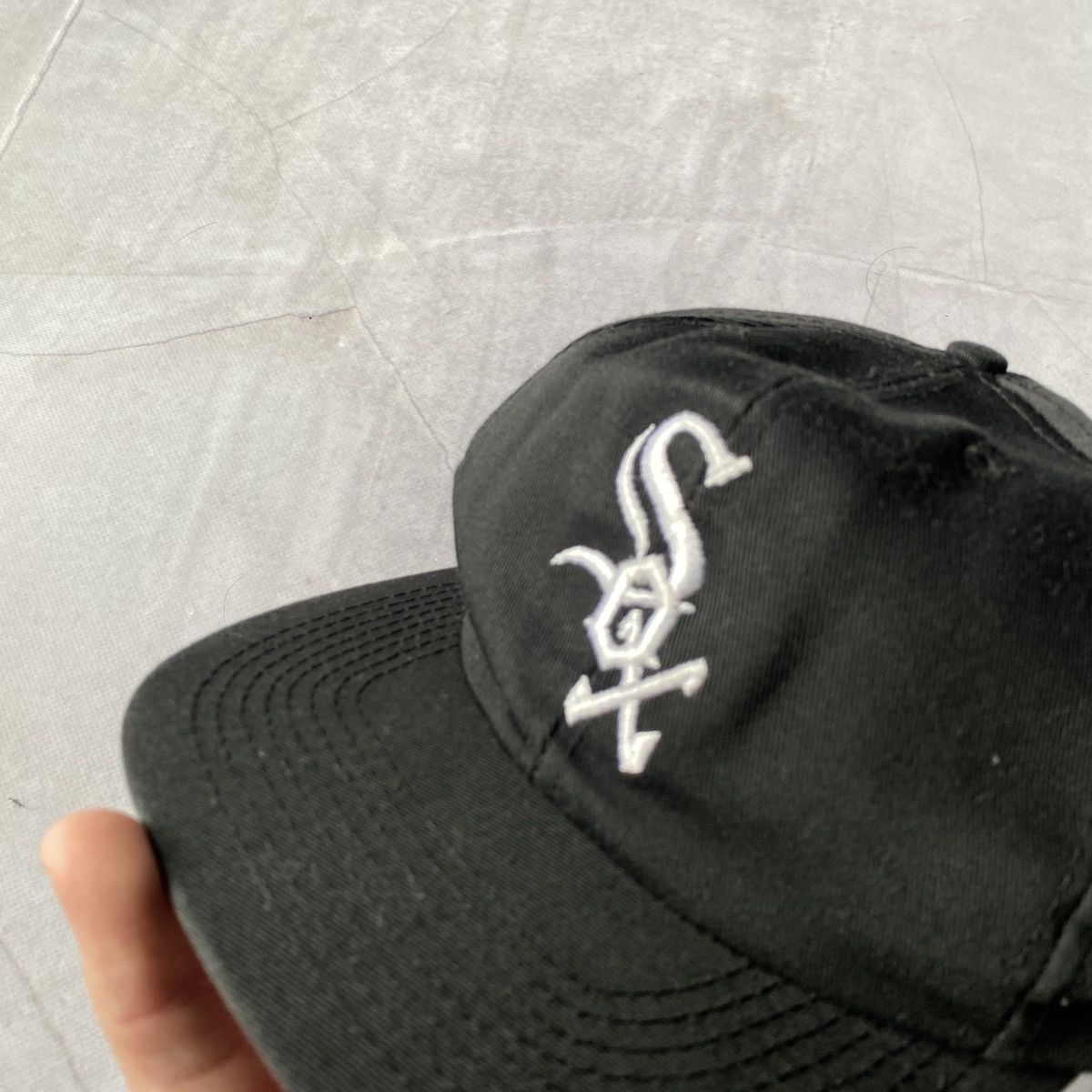 Vintage Vintage Chicago White Sox White Snapback Hat Cap Y2K 90s Size ONE SIZE - 3 Thumbnail