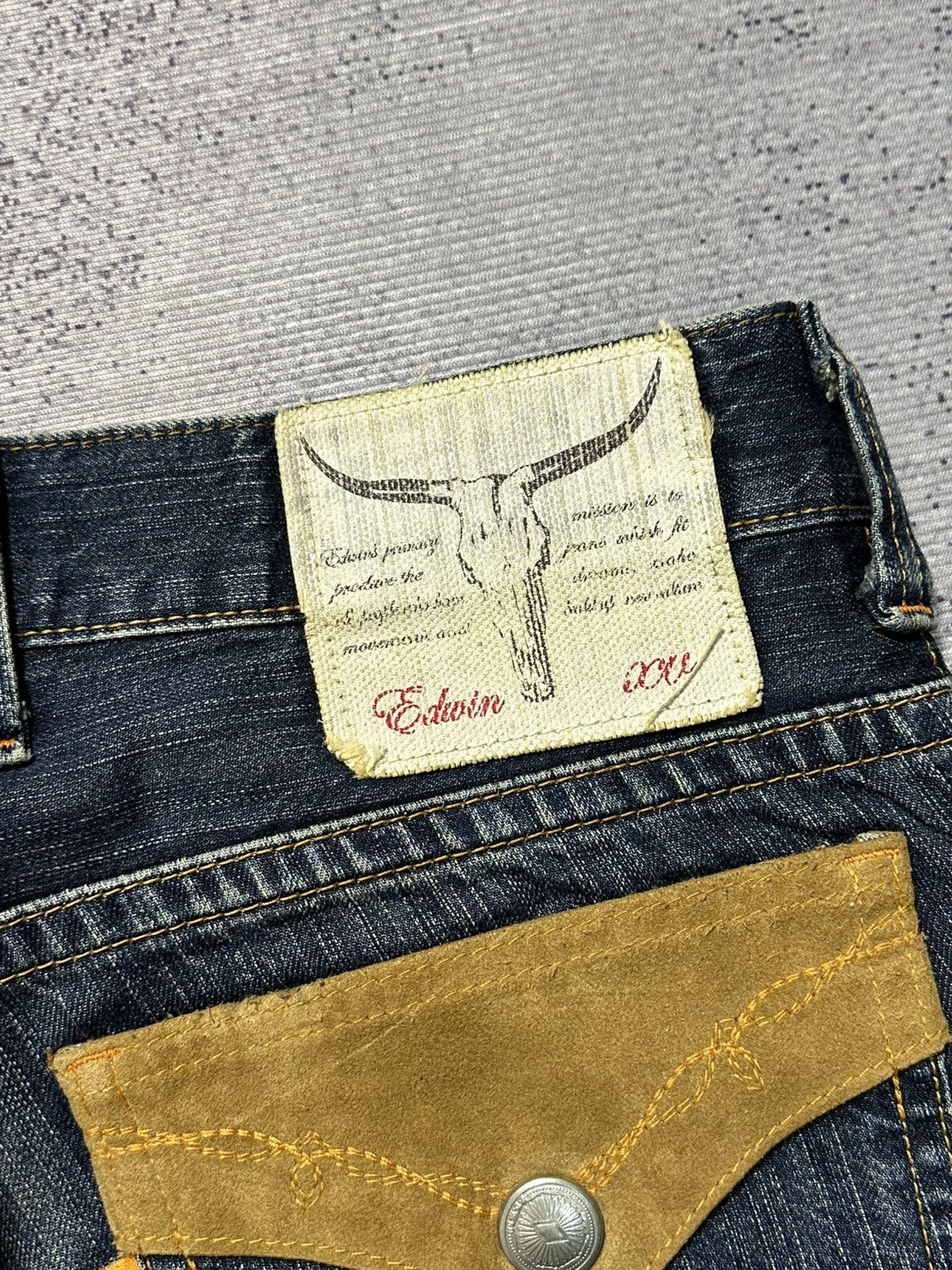 Edwin Edwin 503 Blue Trip Washed Bobcut Denim Size US 32 / EU 48 - 18 Thumbnail