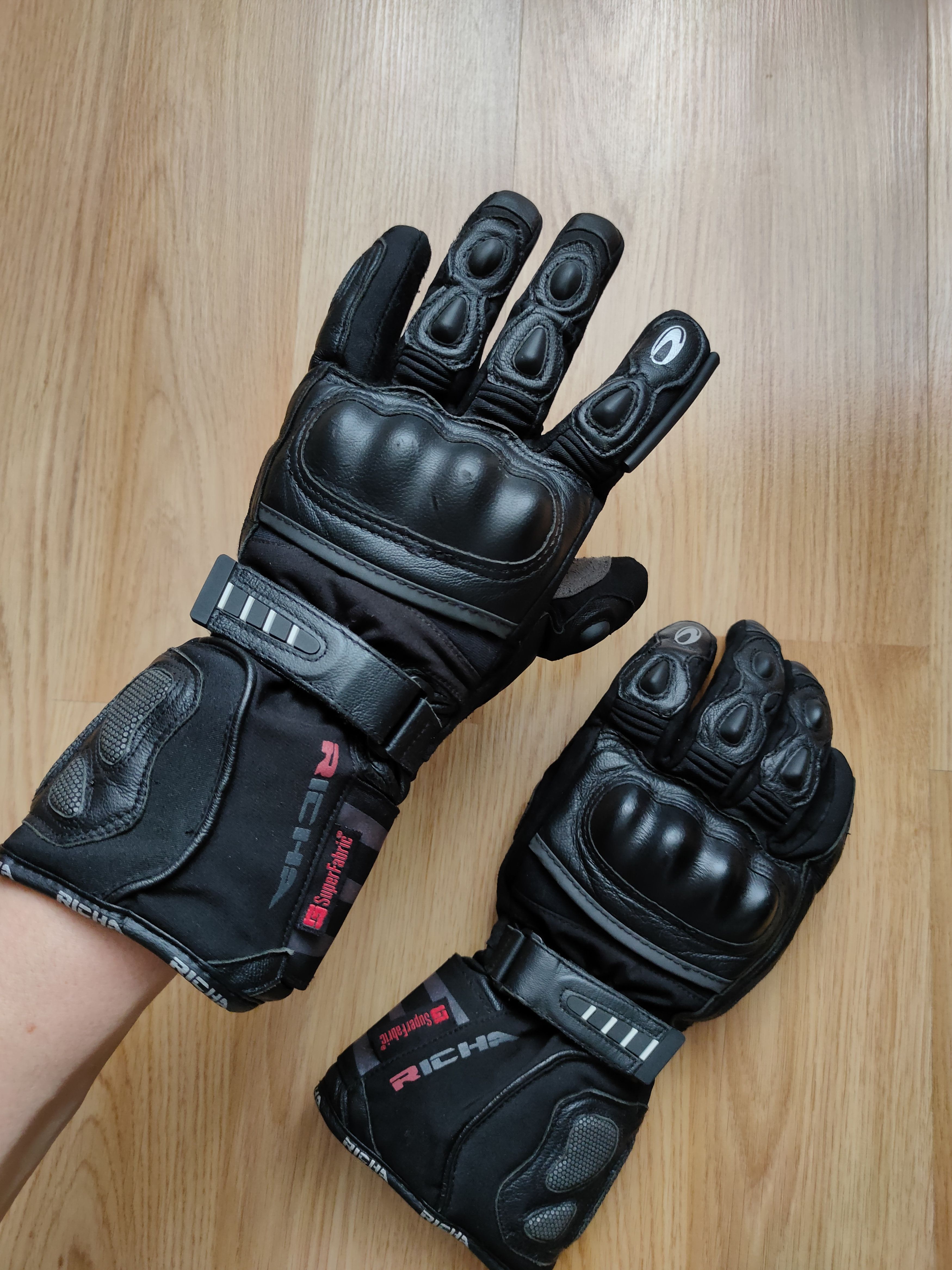 Alpinestars Richa S motorcycle gloves leather motorcycle gloves richa Size ONE SIZE - 2 Thumbnail