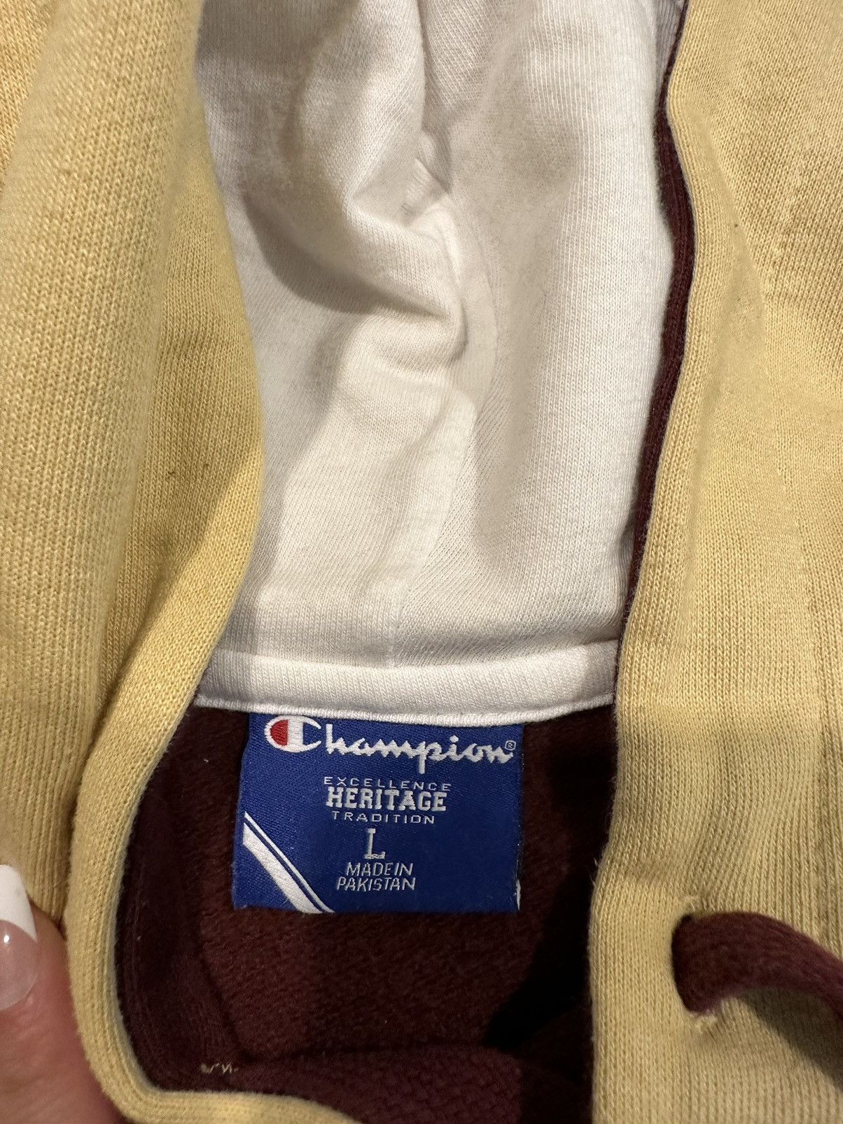 Champion Boston College Champion Vintage Hoodie Size US L / EU 52-54 / 3 - 4 Thumbnail