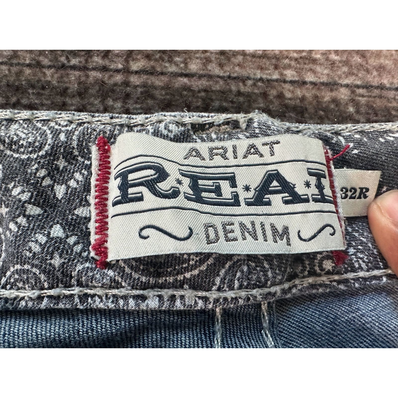 Ariat Ariat REAL Performance Stretch Straight Leg Jeans 32x32 Size 32" / US 10 / IT 46 - 8 Thumbnail