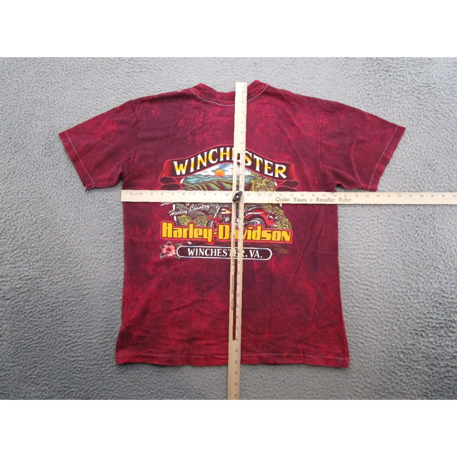 Hanes VTG Harley-Davidson Motorcycles Single Stitch Shirt Mens L Multi-Color 90s Graphic Tee Century Winchester VA Size US L / EU 52-54 / 3 - 7 Thumbnail