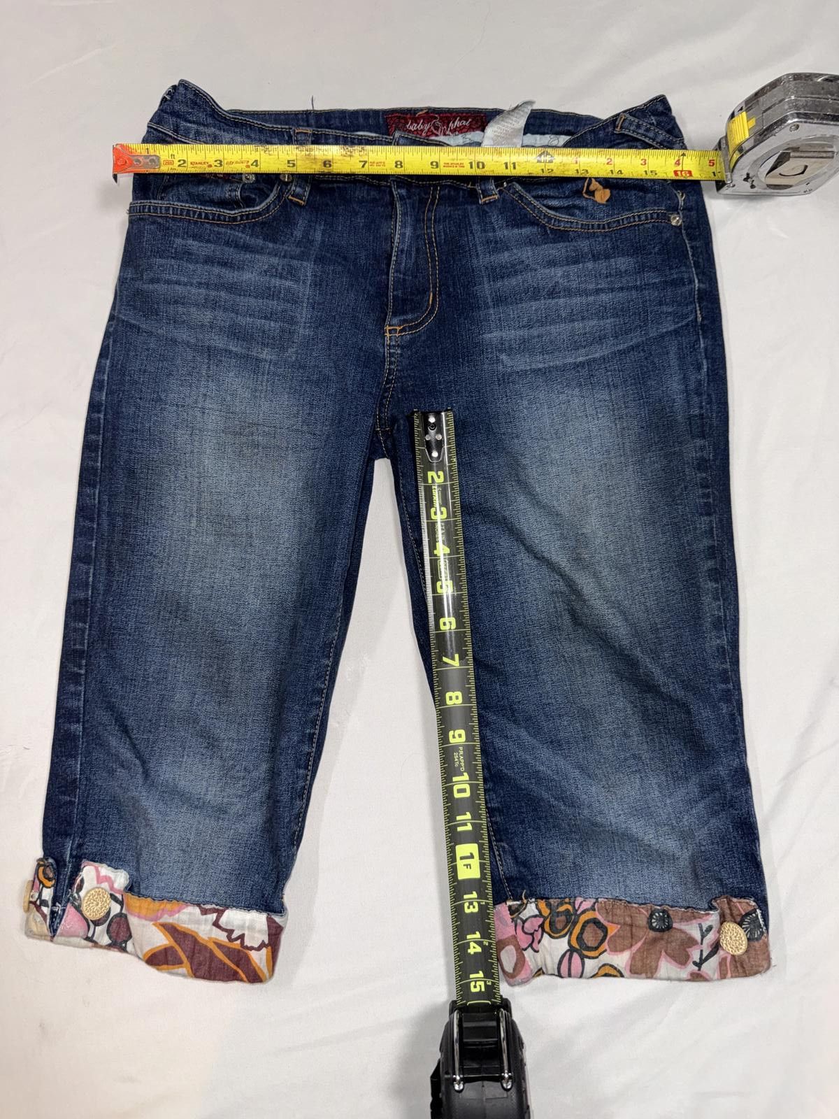 Other Y2k Vintage Baby Phat Jeans Floral Embroidered Distressed Size 30" / US 8 / IT 44 - 3 Thumbnail