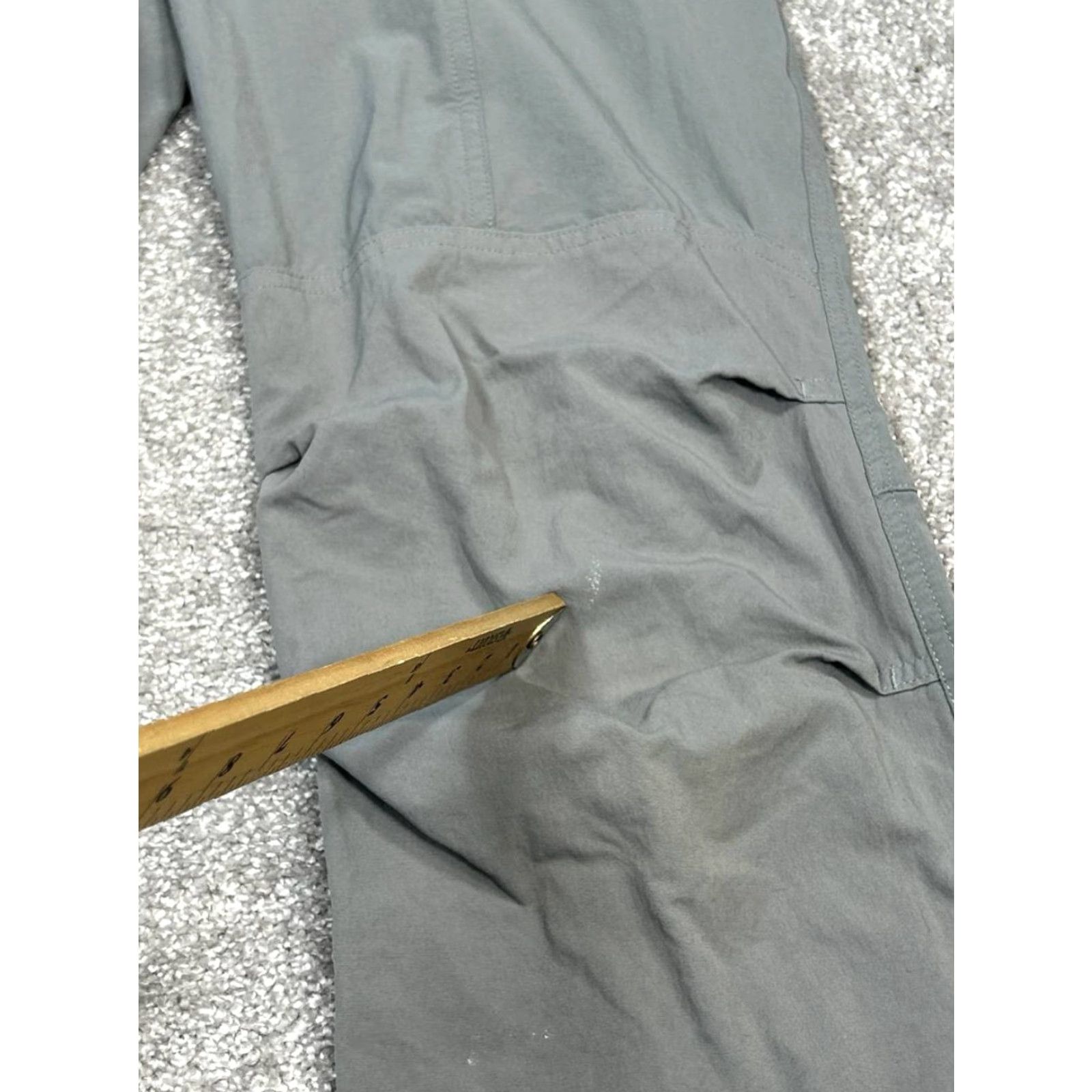 Vintage REI Co Op Pants Womens 4 Gray Mid Rise Straight Leg Roll Up Size 27" / US 4 / IT 40 - 3 Thumbnail