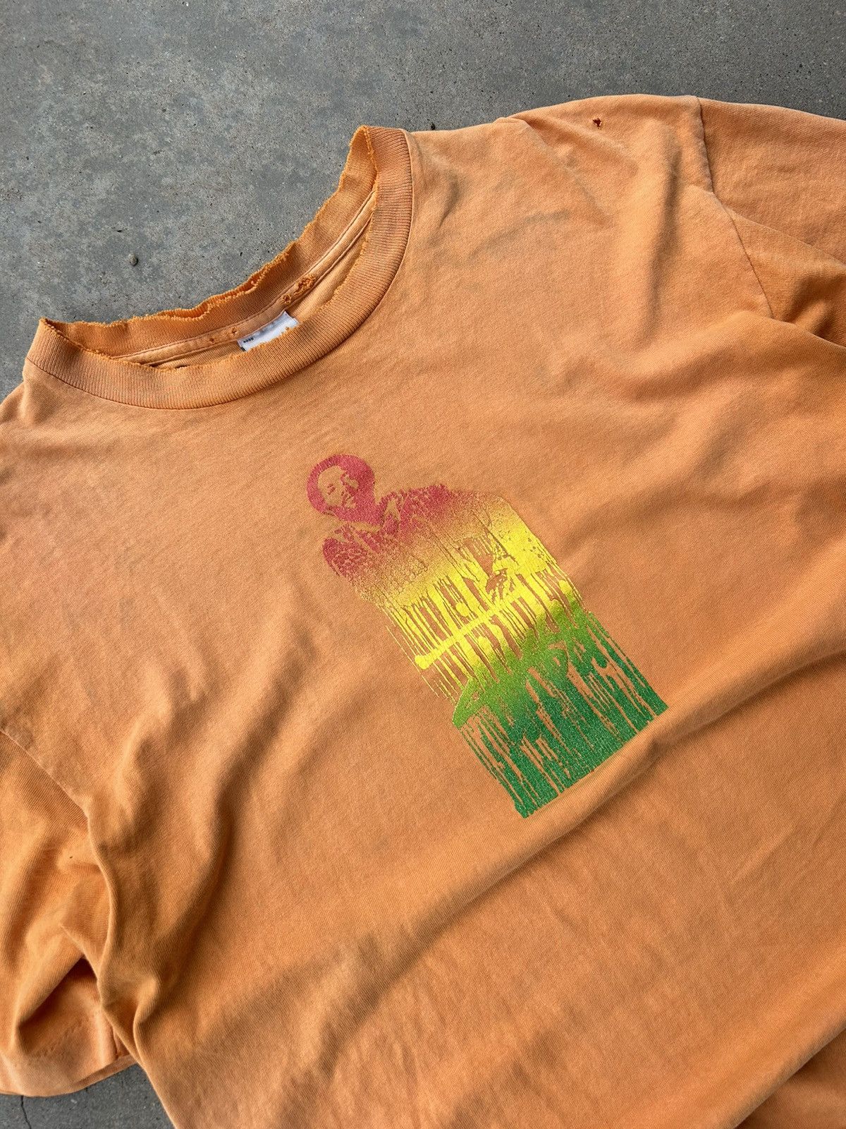 Stussy Vintage 90s Thrashed Stussy Rasta Man Size US L / EU 52-54 / 3 - 2 Thumbnail