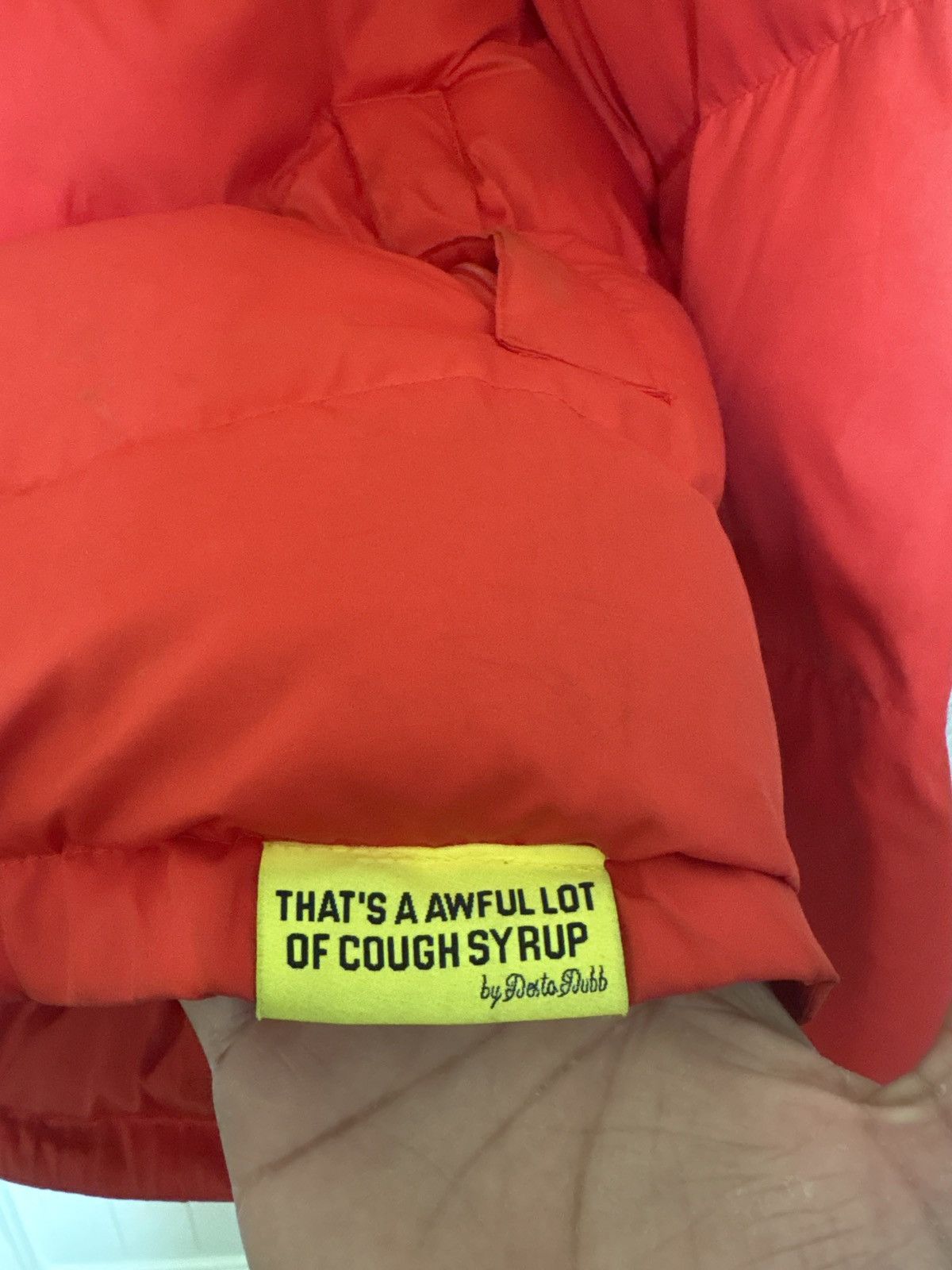 Awful Lot of Cough Syrup ALOC RED PUFFER JACKET Size US L / EU 52-54 / 3 - 5 Thumbnail