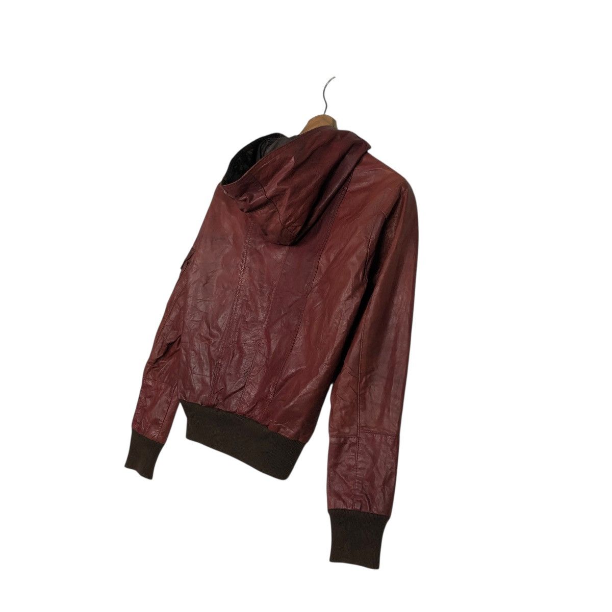 Pelle Pelle 🔥CROPPED BIKER LEATHER JACKET PELLE STUDIO Size US S / EU 44-46 / 1 - 13 Thumbnail