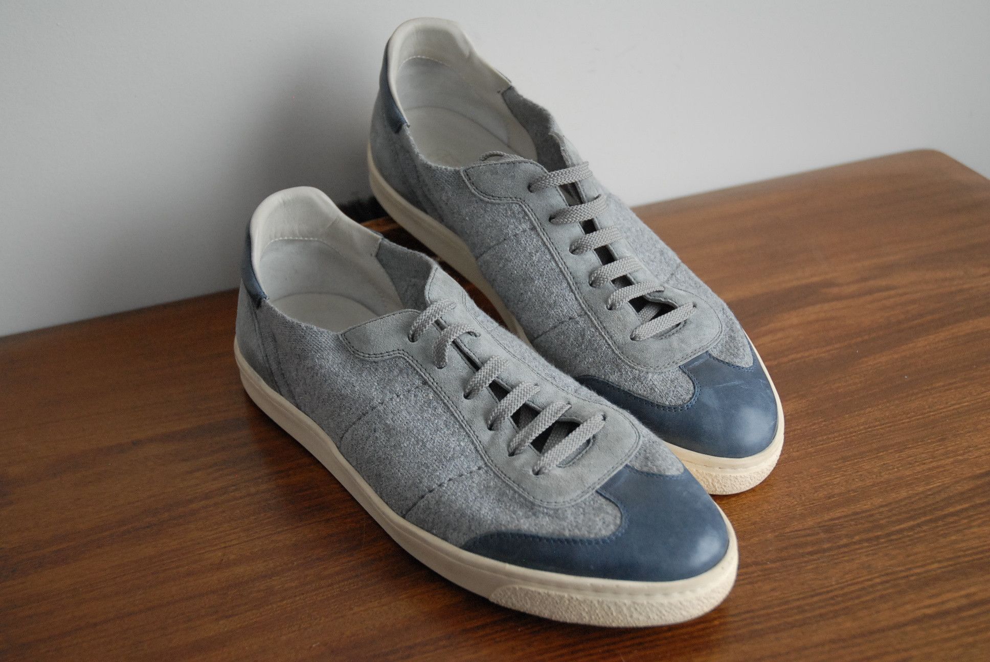 Brunello Cucinelli Knit sneakers with natural sole Size US 12 / EU 45 - 2 Thumbnail