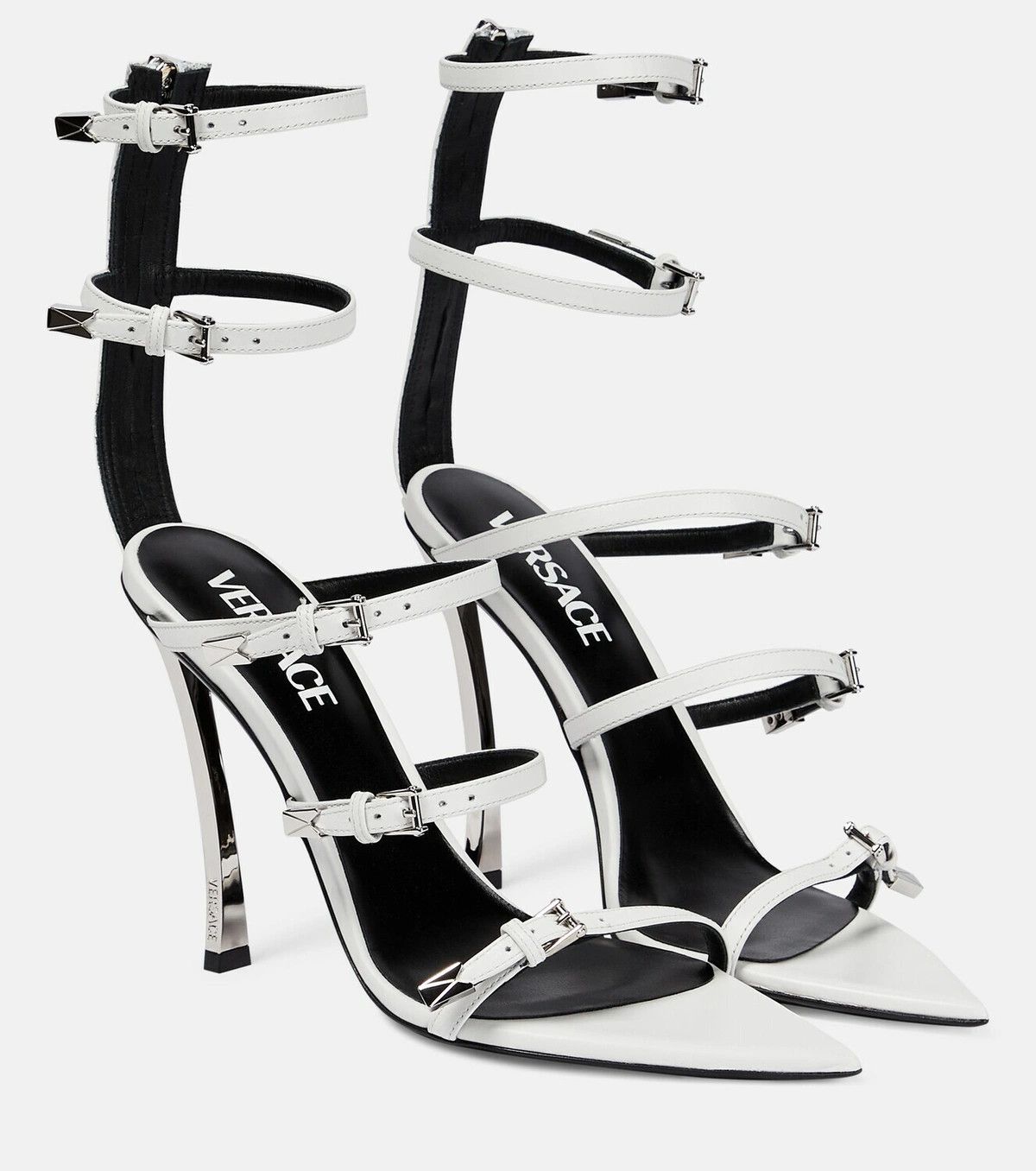 Versace o1y0226 Gladiator Sandals in White Size US 6.5 / IT 36.5 - 1 Thumbnail