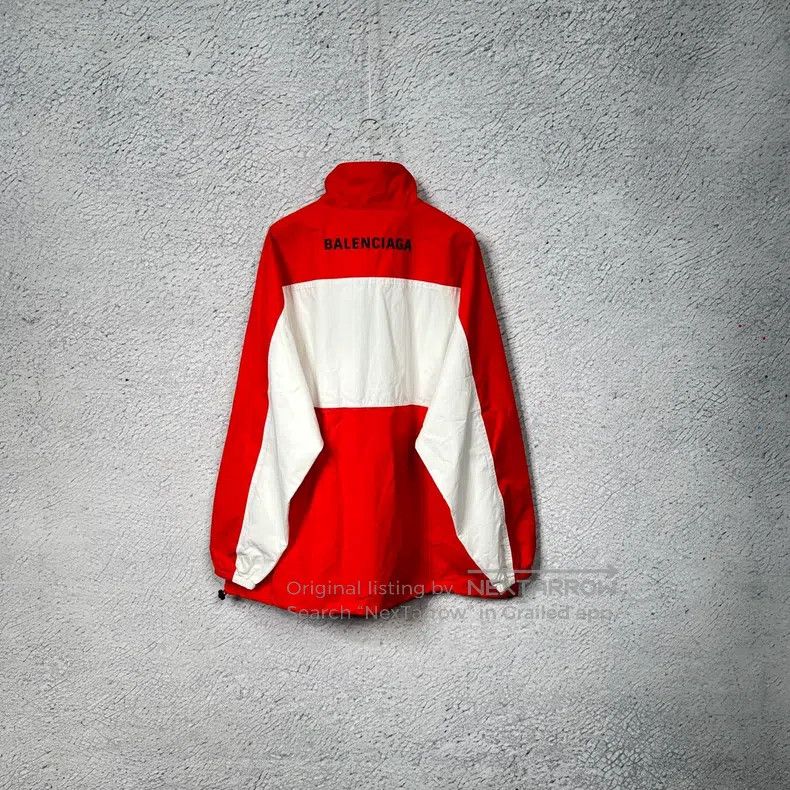 Balenciaga Balenciaga Zip-up color-block logo print jacket, men's, or Size US S / EU 44-46 / 1 - 2 Thumbnail