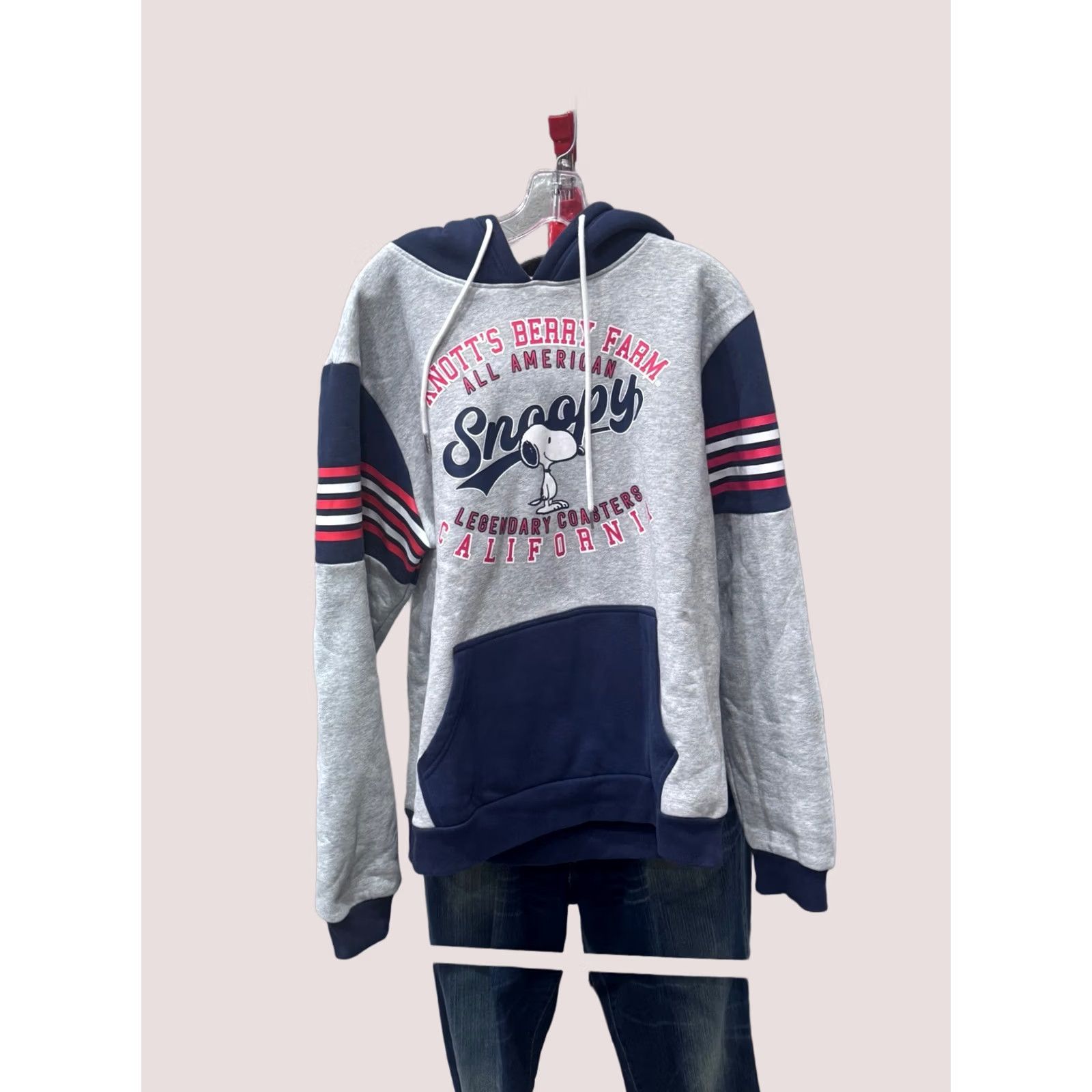 Vintage Knotts Berry Farm Snoopy Hoody SWEATER XL Extra Large Size US XL / EU 56 / 4 - 1 Thumbnail