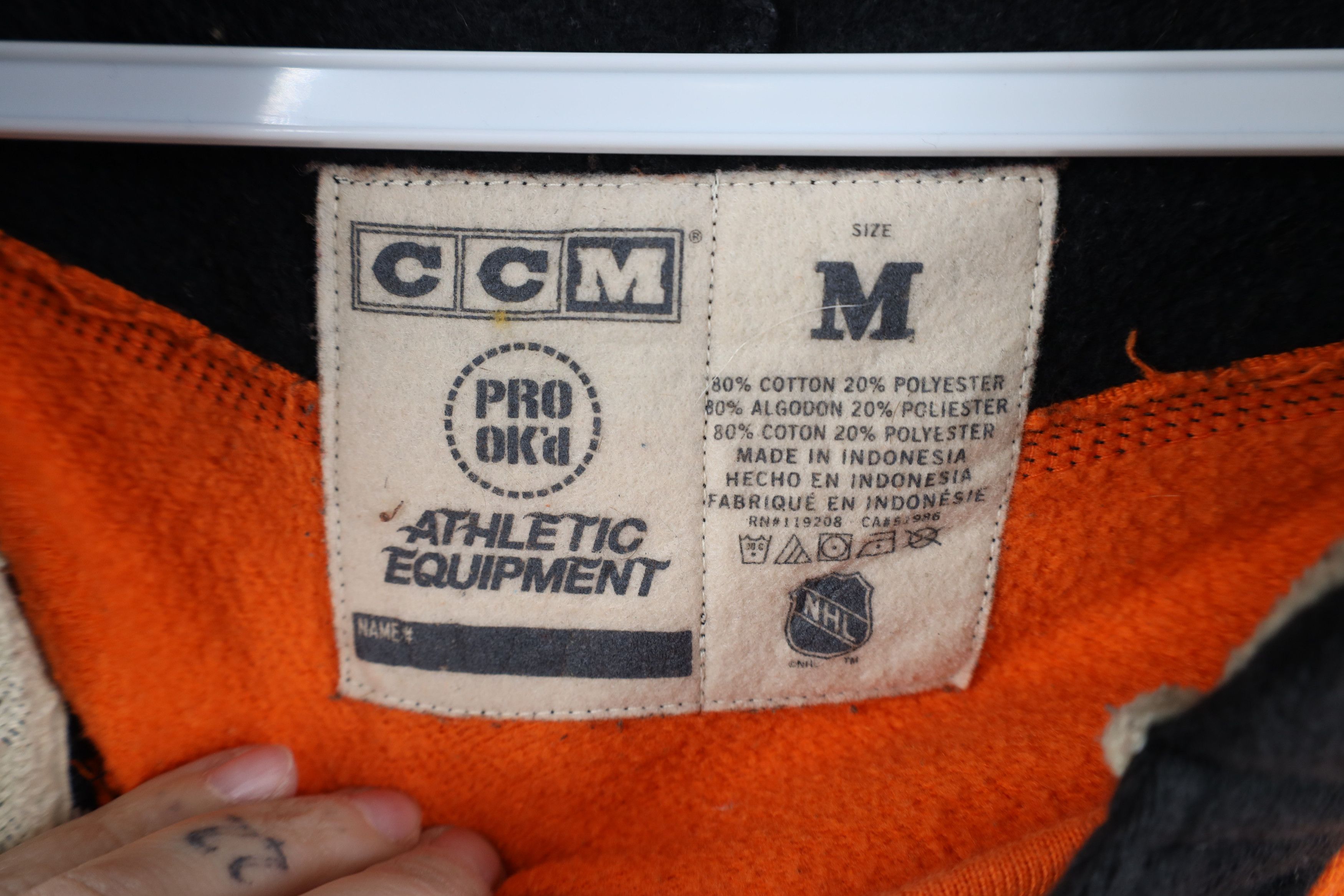 Vintage Vintage CCM Philadelphia Hockey Jersey Hoodie Sweatshirt Size US M / EU 48-50 / 2 - 10 Thumbnail