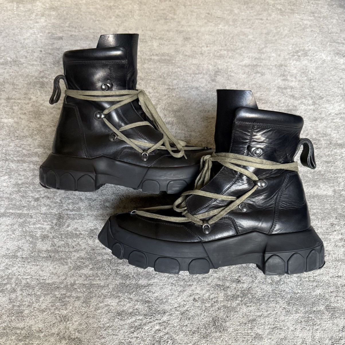 Rick Owens SS18 Rick Owens Mainline Pentagram Lace Bozo Tractor Boots Size US 10.5 / EU 43-44 - 2 Thumbnail