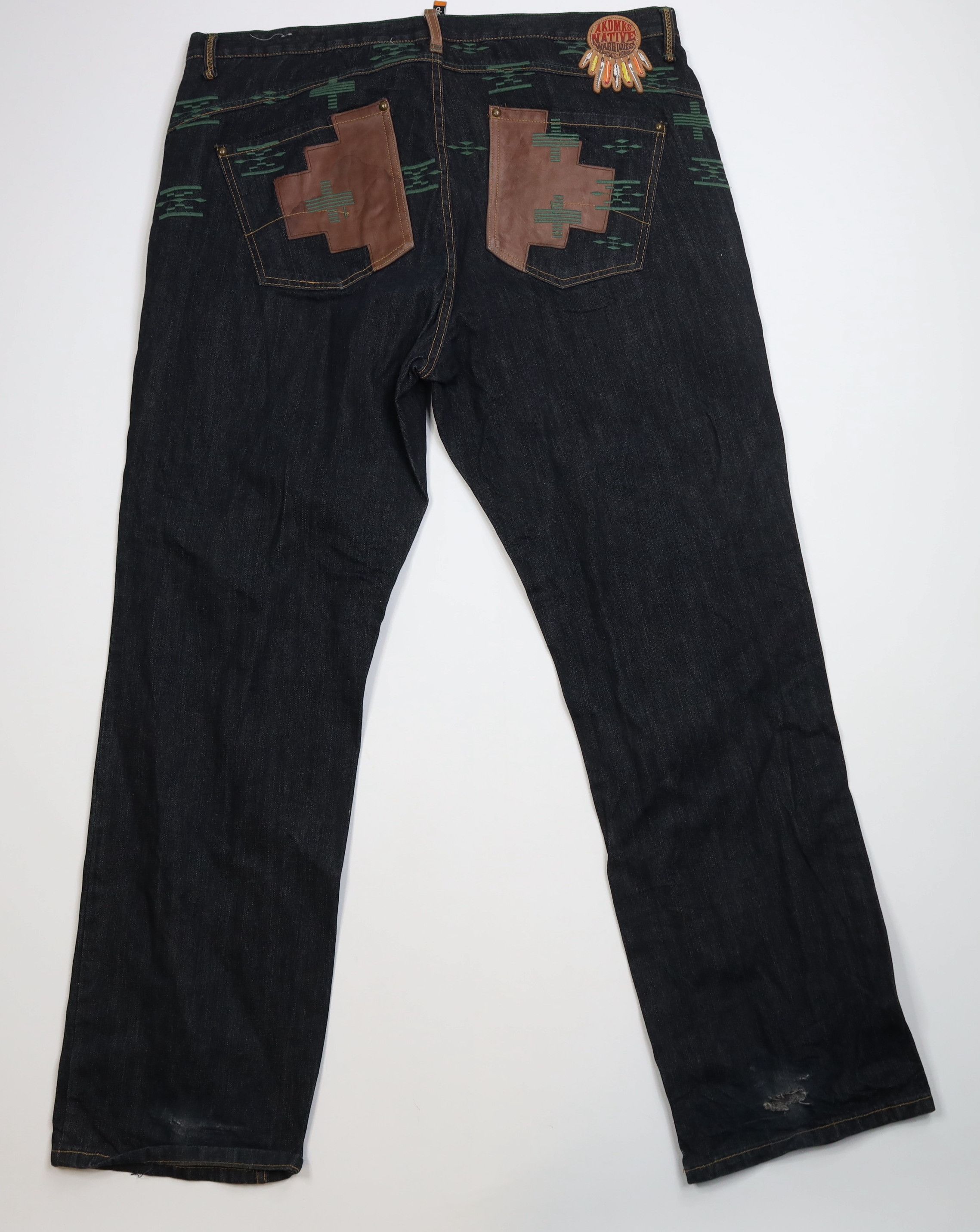 Vintage Vintage Y2K Streetwear Southwestern Baggy Wide Leg Jeans Size US 42 / EU 58 - 11 Thumbnail