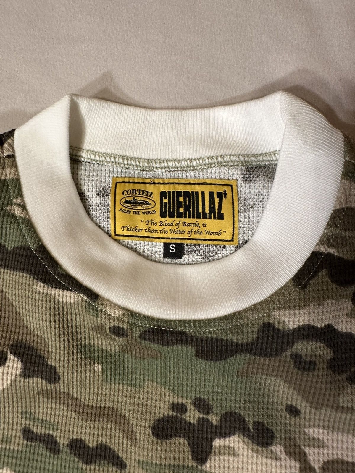 Corteiz Corteiz Alcatraz Insignia Waffle Longsleeve | Grailed