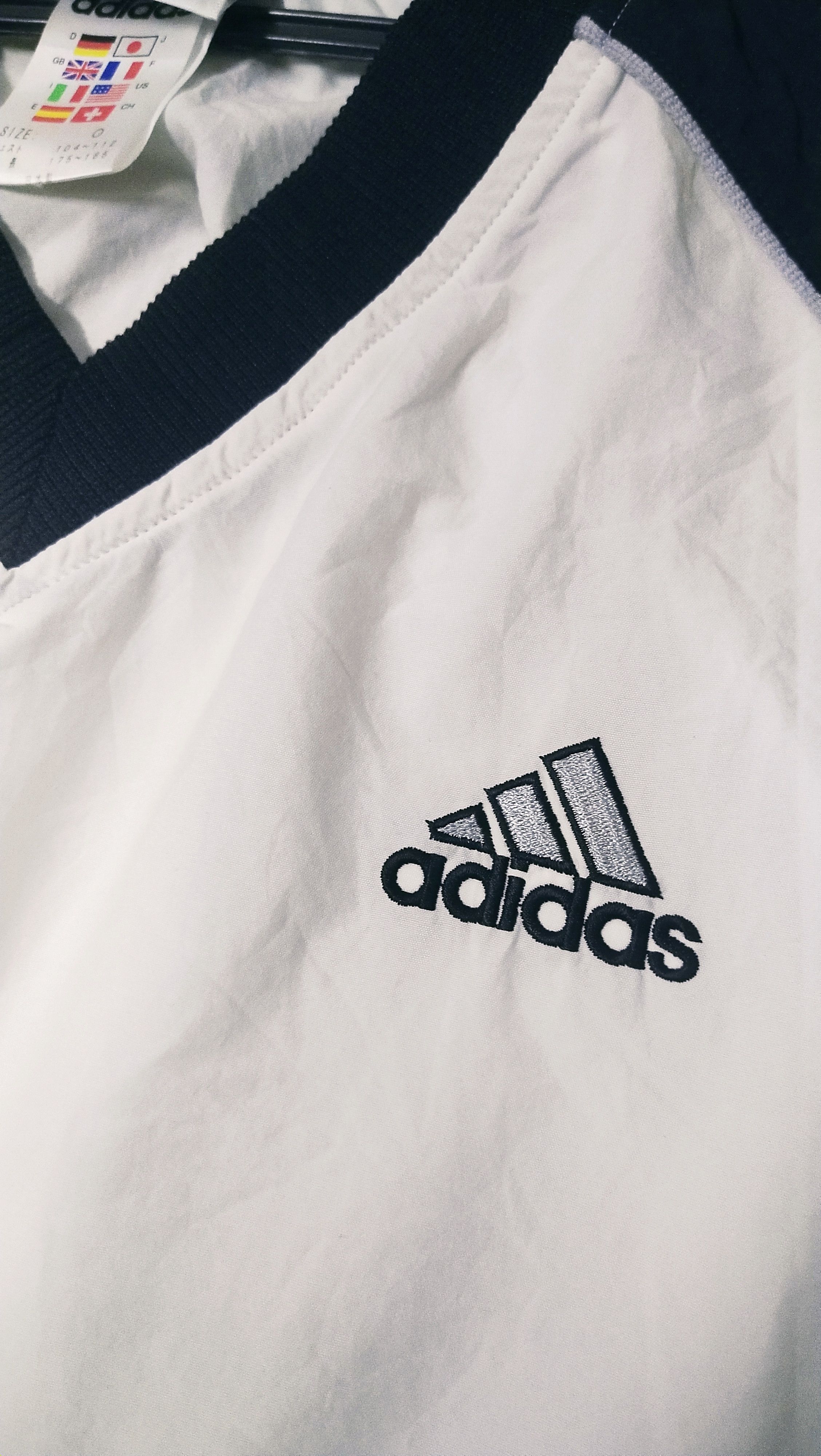 Adidas × Vintage 🔥 Rare Vintage Adidas Short Sleeve Windbreaker Size US L / EU 52-54 / 3 - 3 Thumbnail