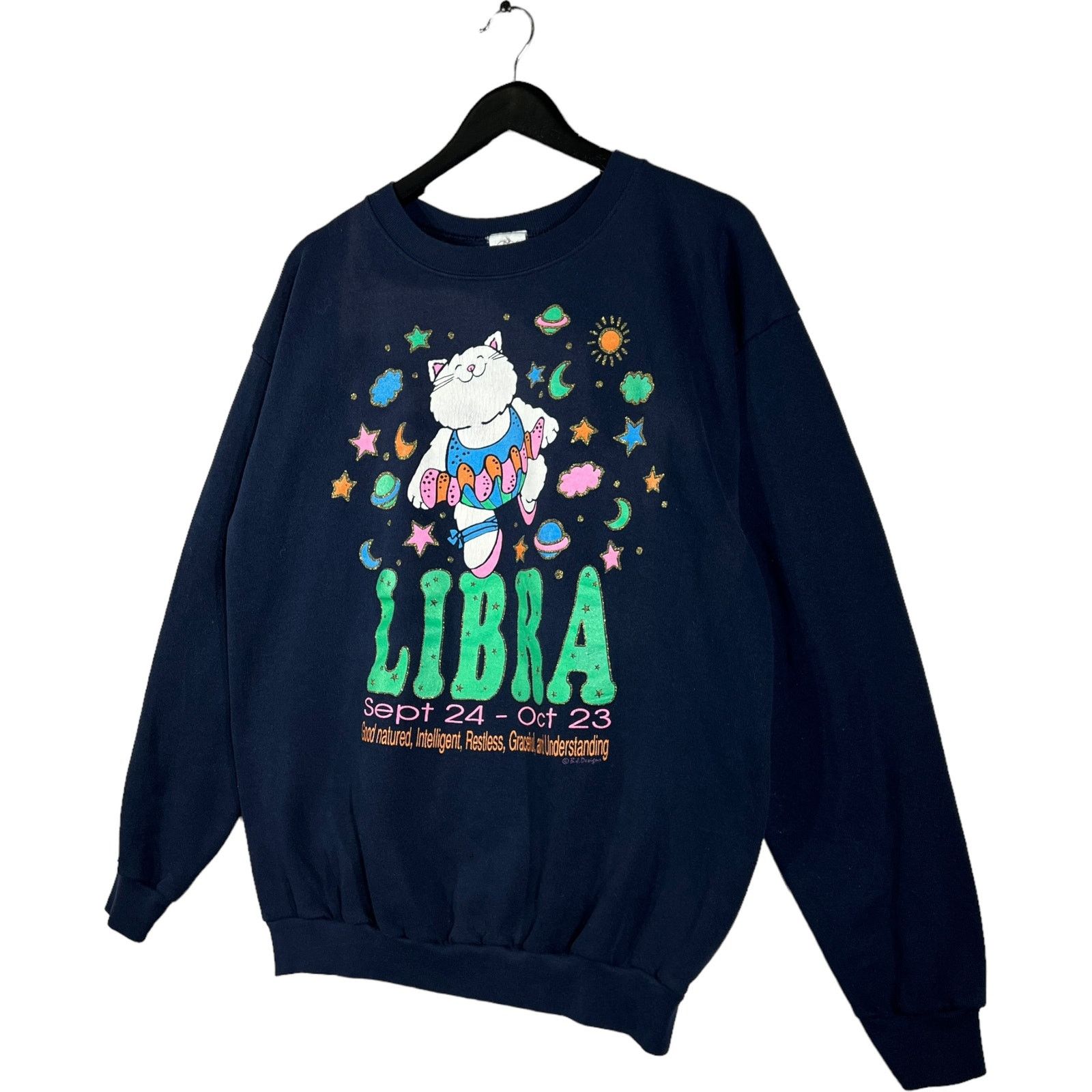 Vintage Vintage Libra Zodiac Crewneck Size US XL / EU 56 / 4 - 3 Thumbnail